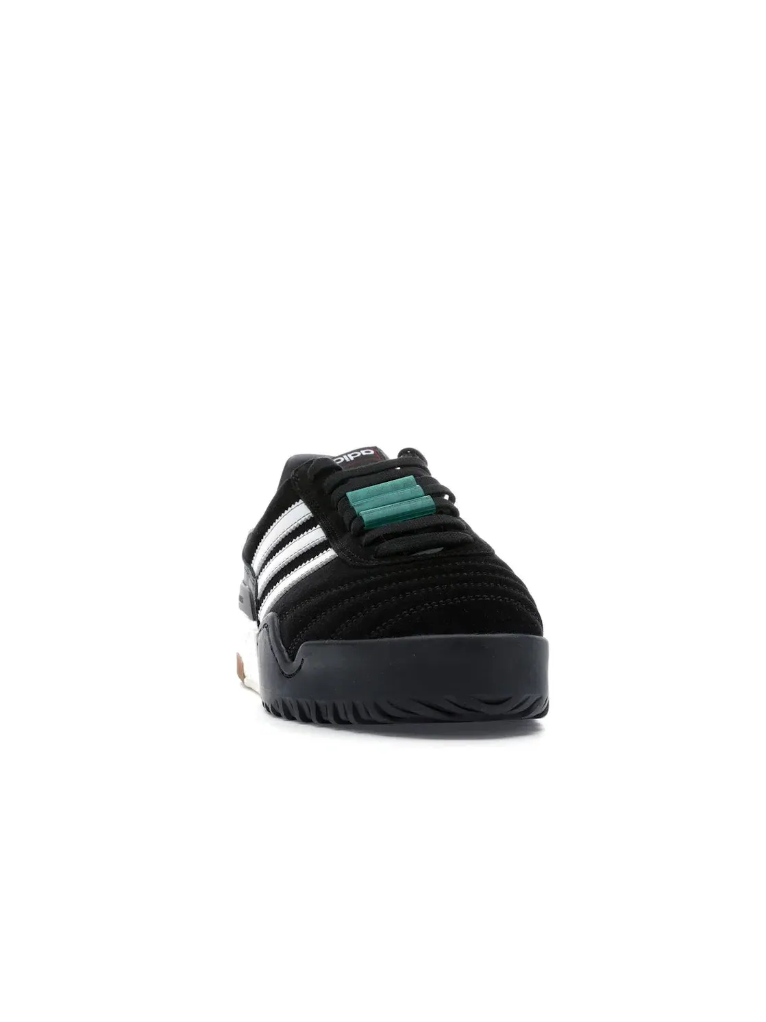 Мужские кроссовки с премиальным замшем Adidas AW Bball Soccer — изображение 2 из 4, черный/белый/черный