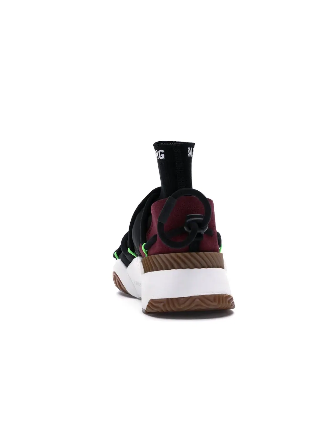 Мужские кроссовки lifestyle с принтом Adidas AW Puff Trainer Alexander Wang — изображение 4 из 4, черный/черный/зеленый