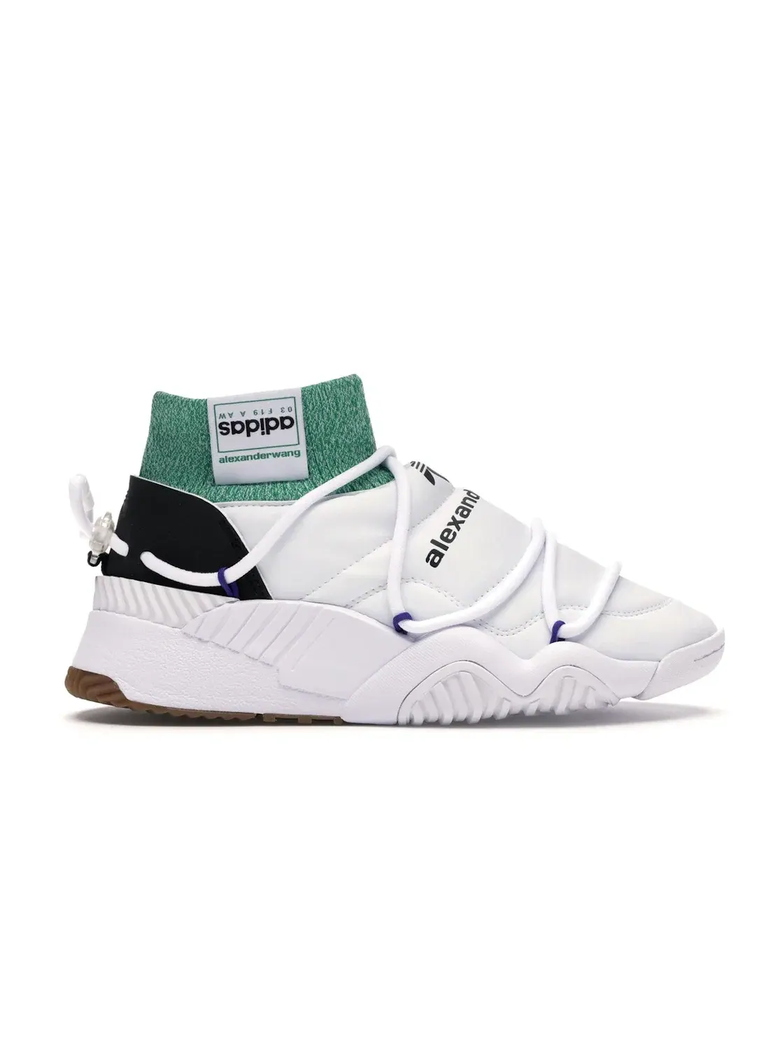 Мужские кроссовки Lifestyle с массивной подошвой Adidas AW Puff Trainer — изображение 1 из 4, белый/черный/синий