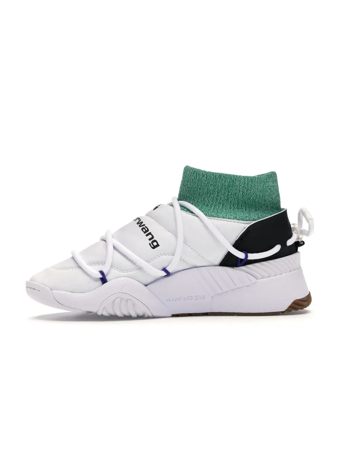 Мужские кроссовки Lifestyle с массивной подошвой Adidas AW Puff Trainer — изображение 3 из 4, белый/черный/синий