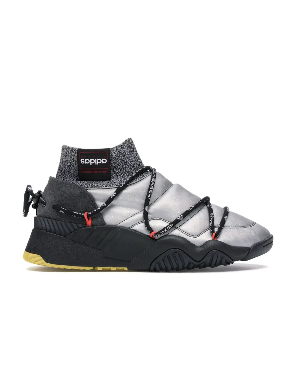 Мужские кроссовки lifestyle с принтом Adidas AW Puff Trainer Adidas — изображение 1 из 4, серебристый/черный