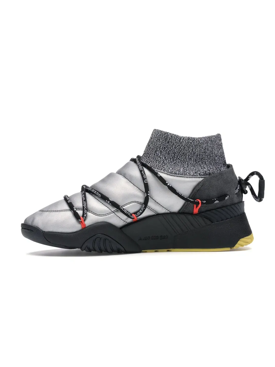 Мужские кроссовки lifestyle с принтом Adidas AW Puff Trainer Adidas — изображение 3 из 4, серебристый/черный