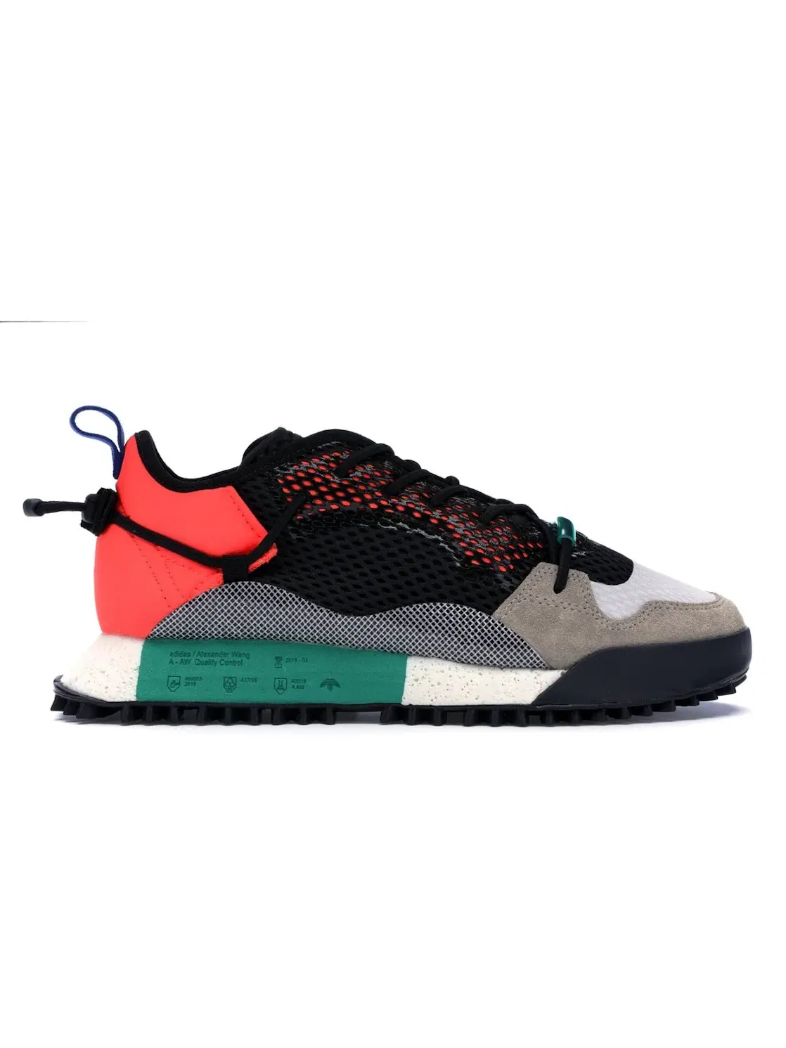 Мужские кроссовки Lifestyle с принтом AW Re-Issue Run Adidas — изображение 1 из 4, красный черный зеленый