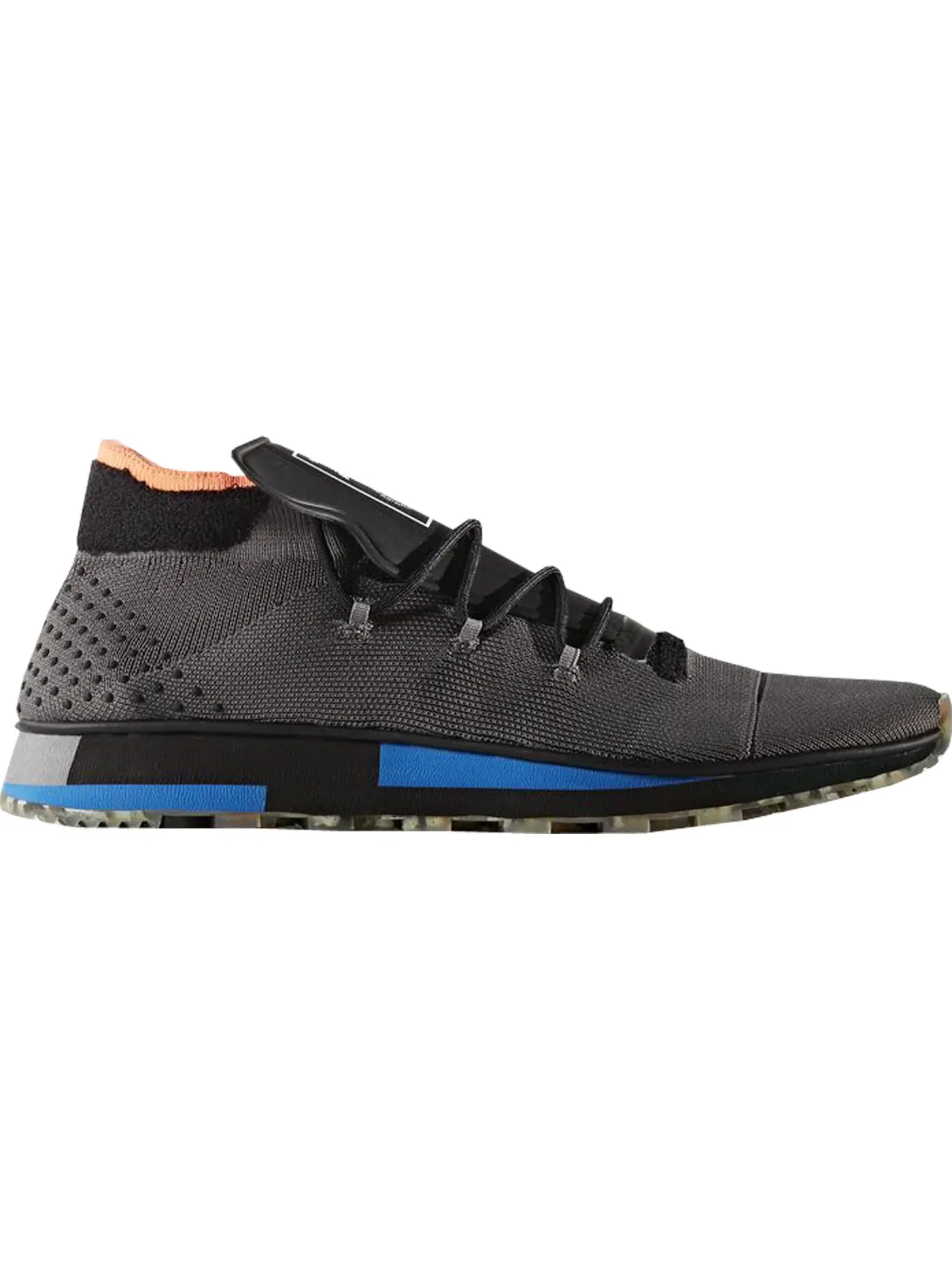 Мужские кроссовки Lifestyle с дизайном Adidas AW Run Mid Adidas — изображение 1 из 1, черный/оранжевый