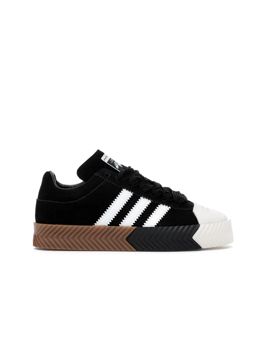 Мужские кроссовки lifestyle с принтом AW Skate Super Alexander Wang Adidas — изображение 1 из 4, черный