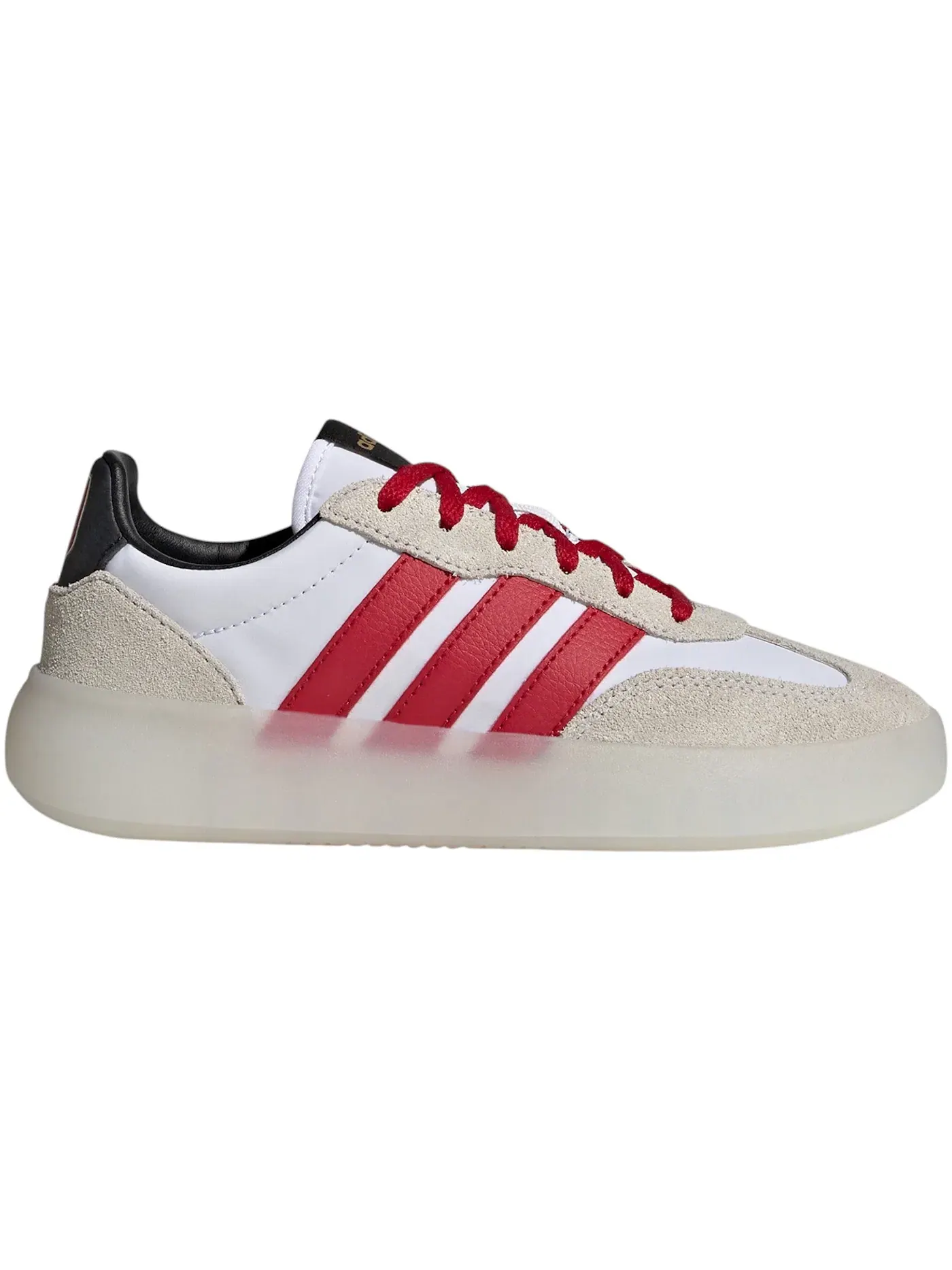 Детские кроссовки Lifestyle с принтом Adidas Barreda Decode — изображение 1 из 1, белый/красный/черный