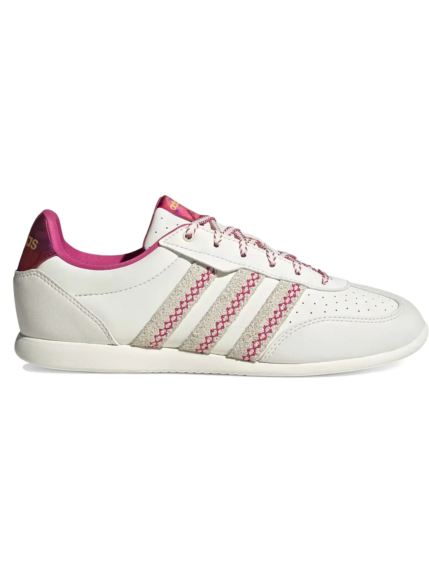 Женские кроссовки Lifestyle с принтом Adidas Barreda Lo — изображение 1 из 1, белый/белый