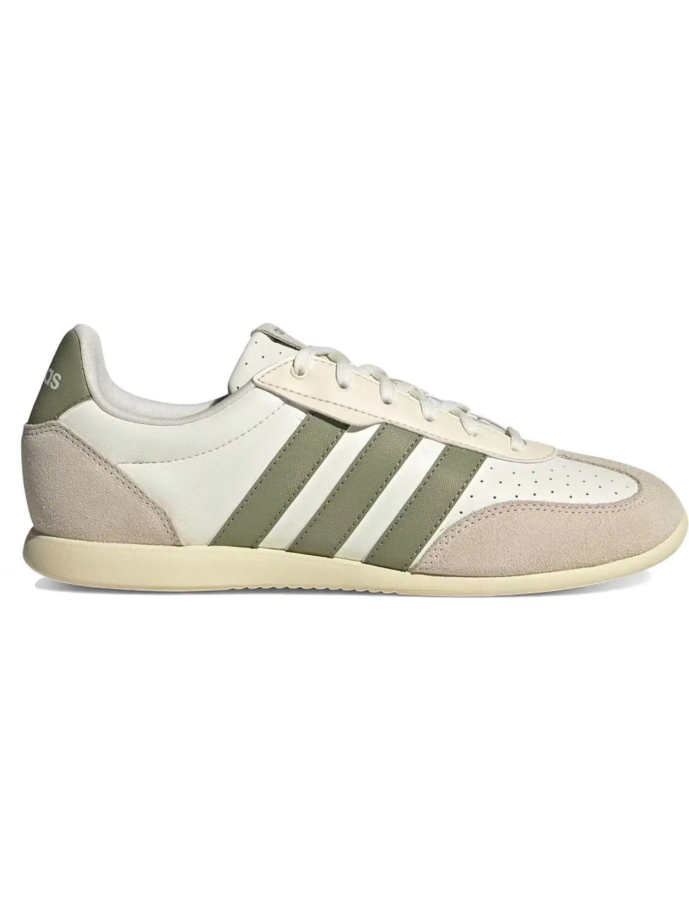 Женские кроссовки с низким профилем Adidas Barreda Lo — изображение 1 из 1, белый/зеленый