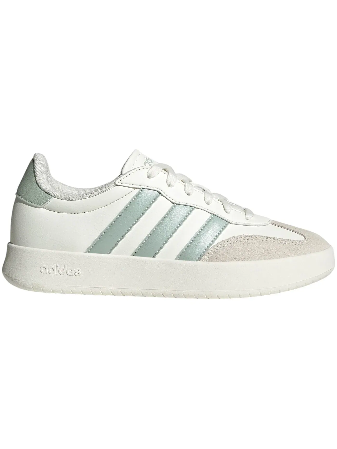 Женские кроссовки Lifestyle Adidas Barreda — изображение 1 из 1, белый/зеленый/зеленый
