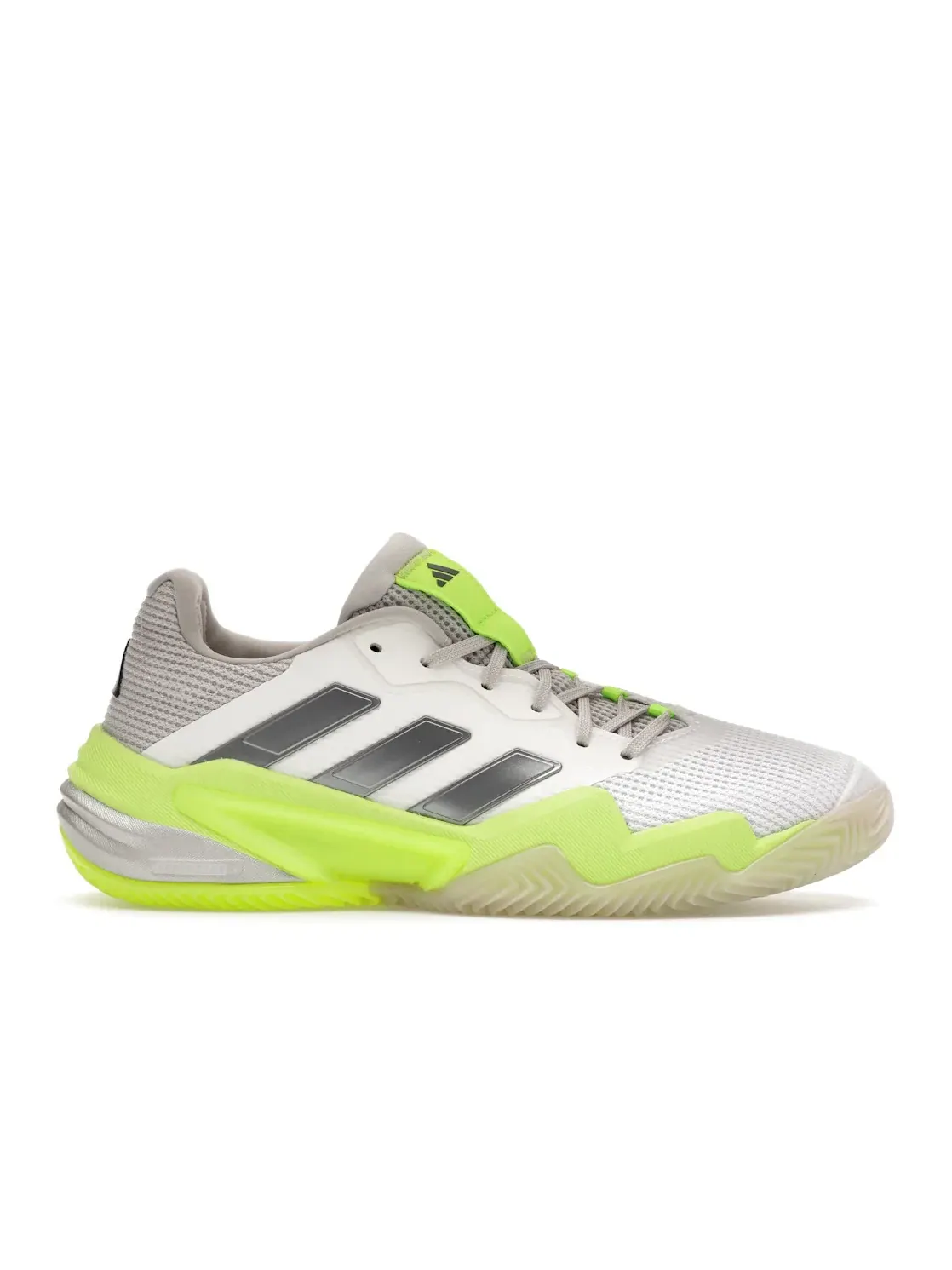 Женские кроссовки для корта с технологией Barricade Adidas — изображение 1 из 4, белый/металлик