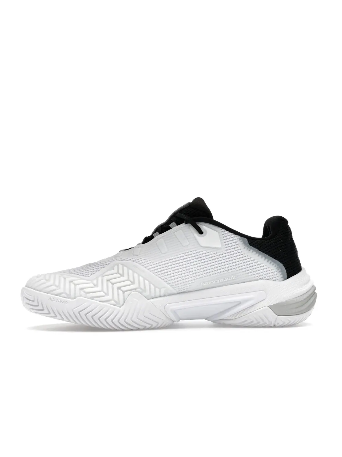 Мужские кроссовки для тенниса Adidas Barricade 13 — изображение 3 из 4, белый черный серый
