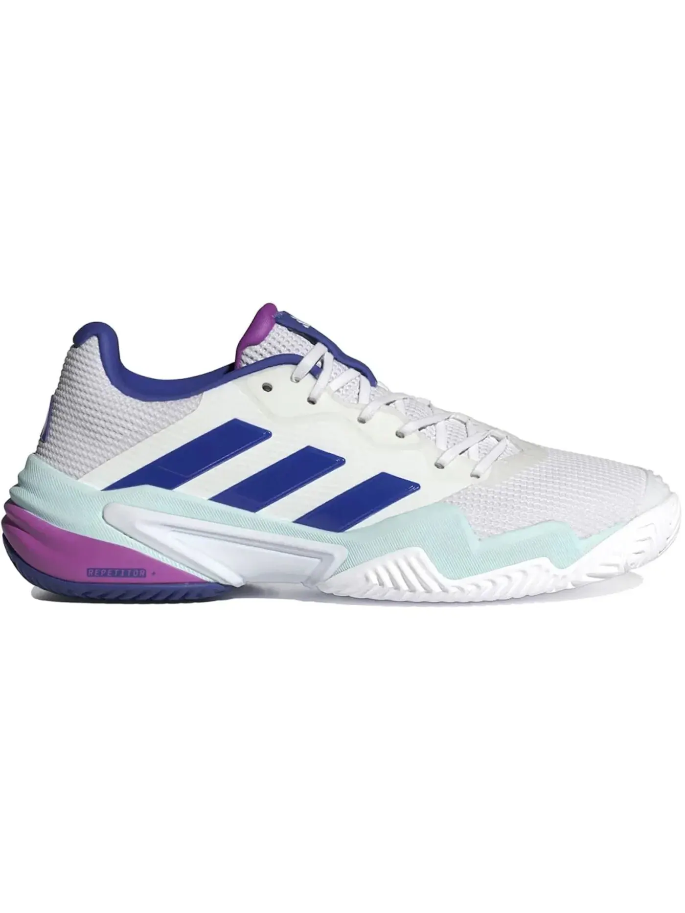Мужские кроссовки для тенниса Adidas Barricade 13 — изображение 1 из 1, белый синий голубой