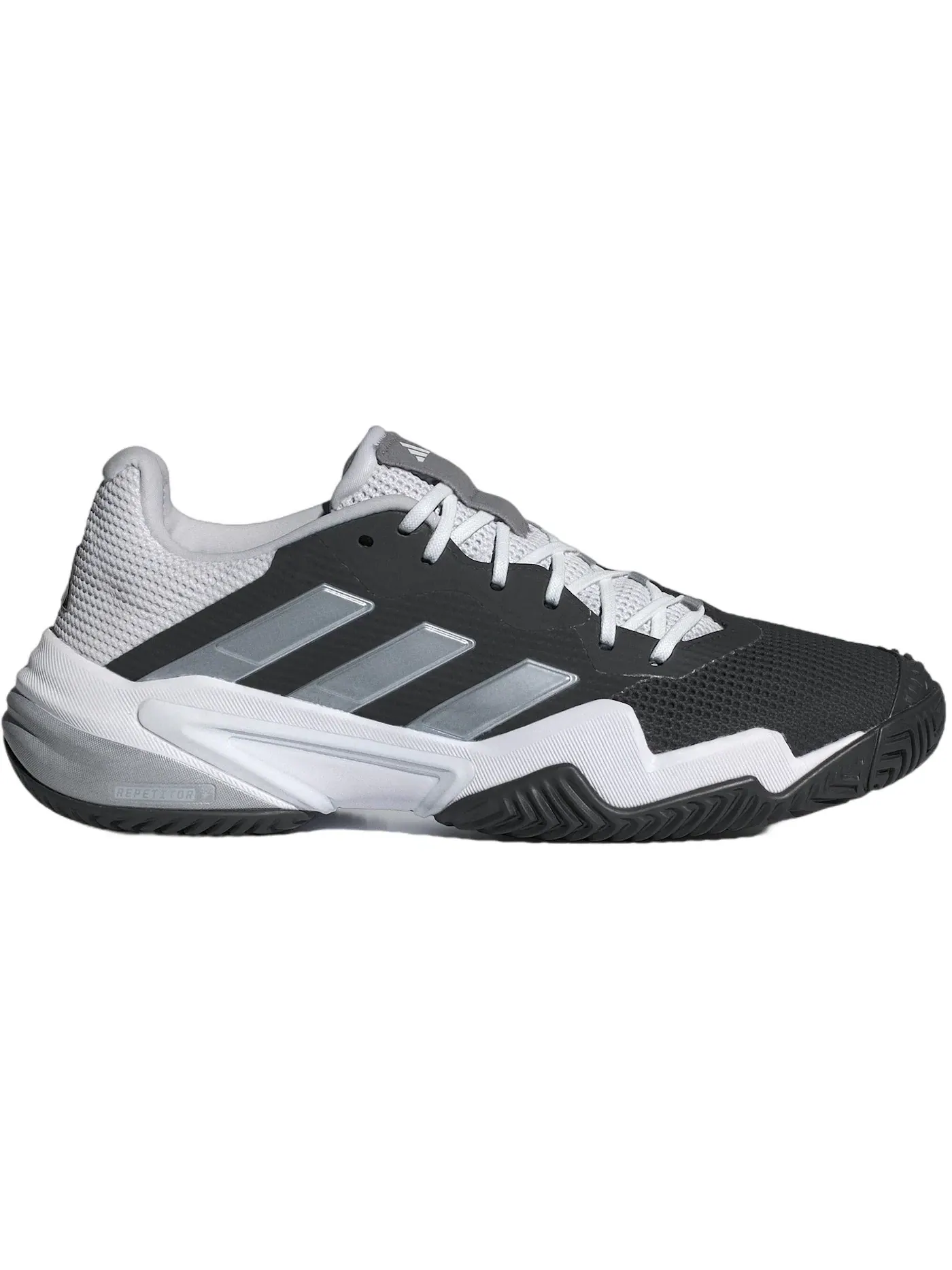 Мужские кроссовки для тенниса Adidas Barricade 13 — изображение 1 из 1, черный/белый/серый