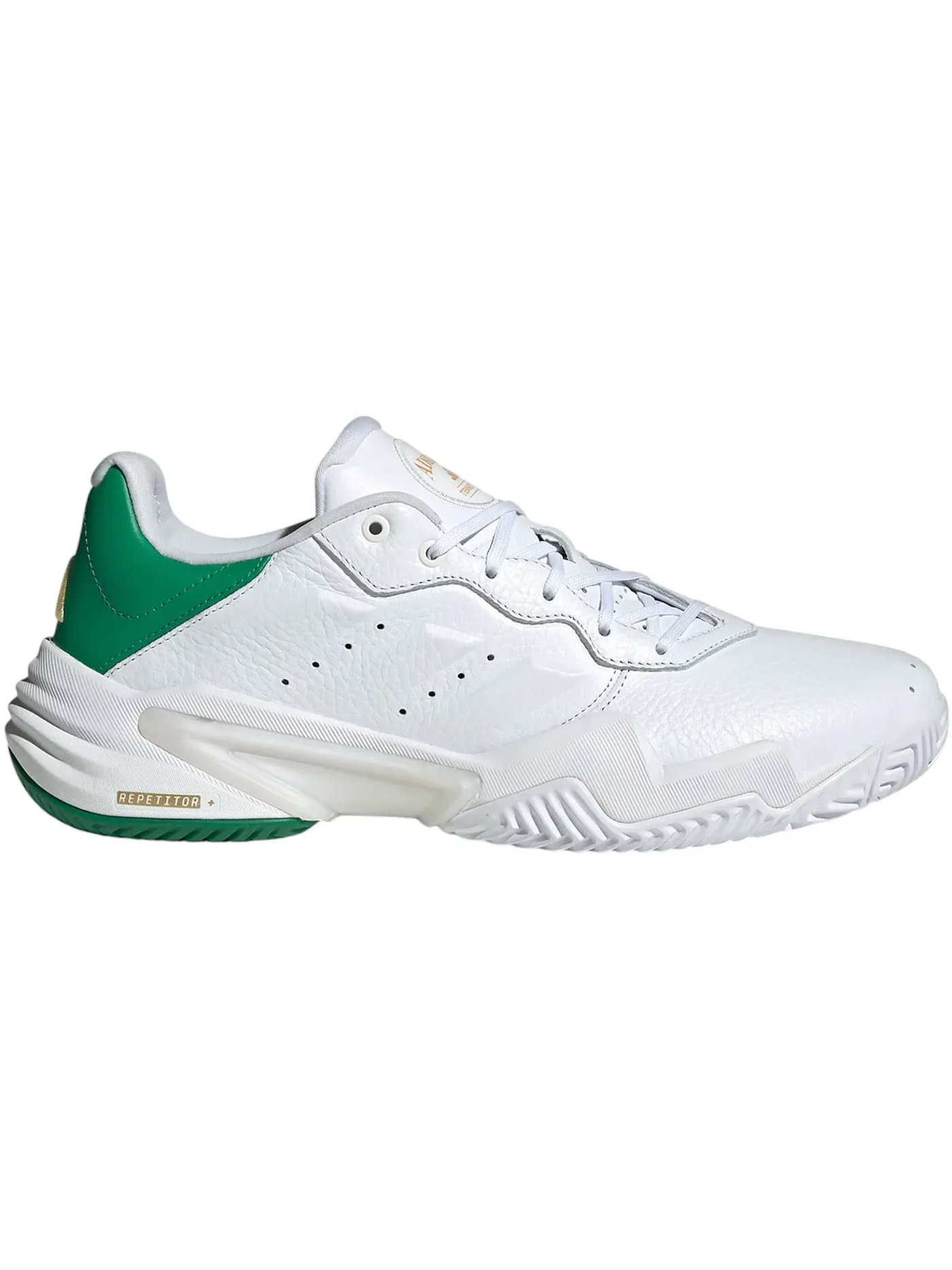 Мужские кроссовки для тенниса Adidas Barricade 13 Leather — изображение 1 из 1, белый белый