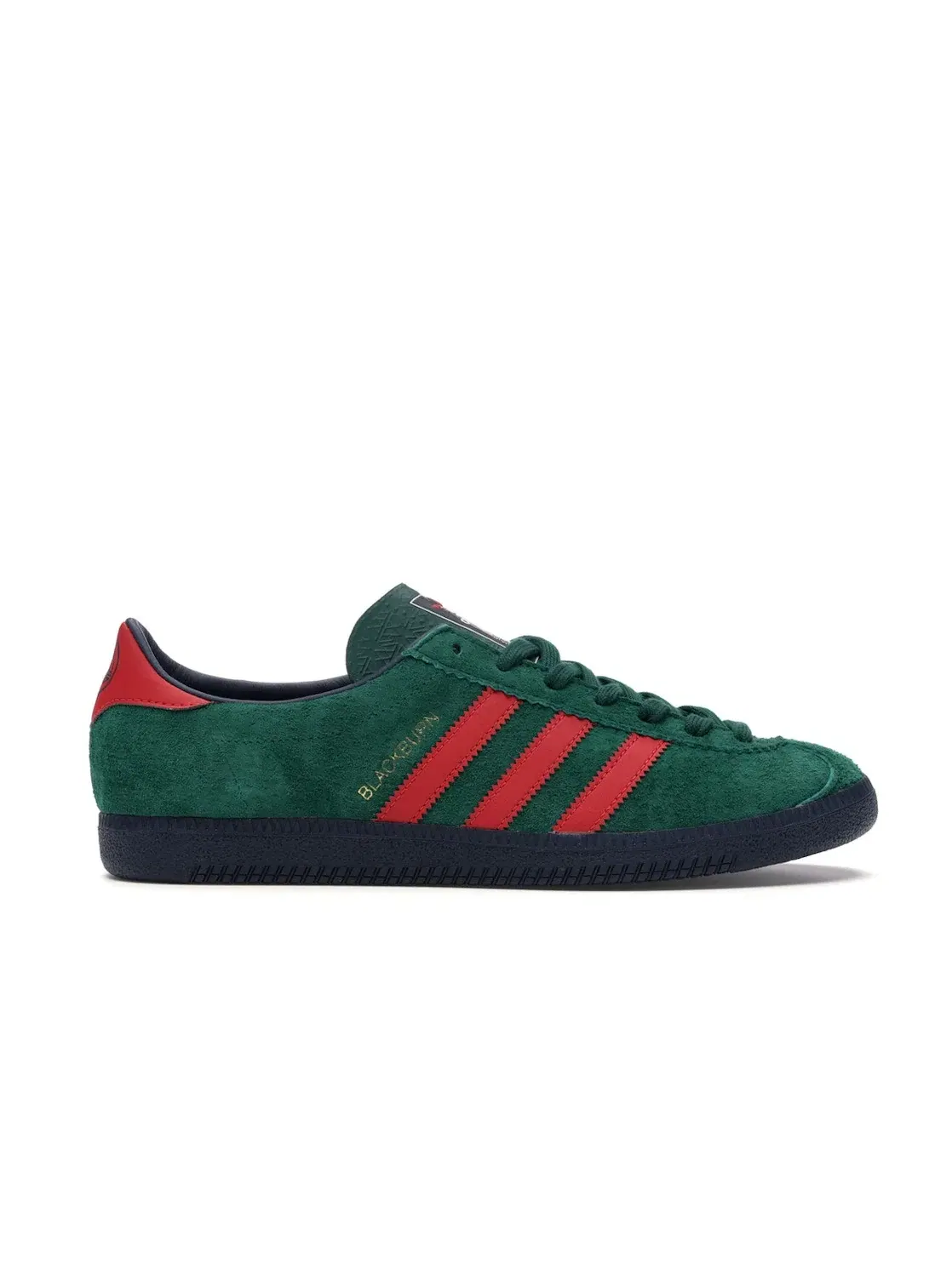 Мужские кроссовки из замши Blackburn Adidas — изображение 1 из 4, зеленый//индиго
