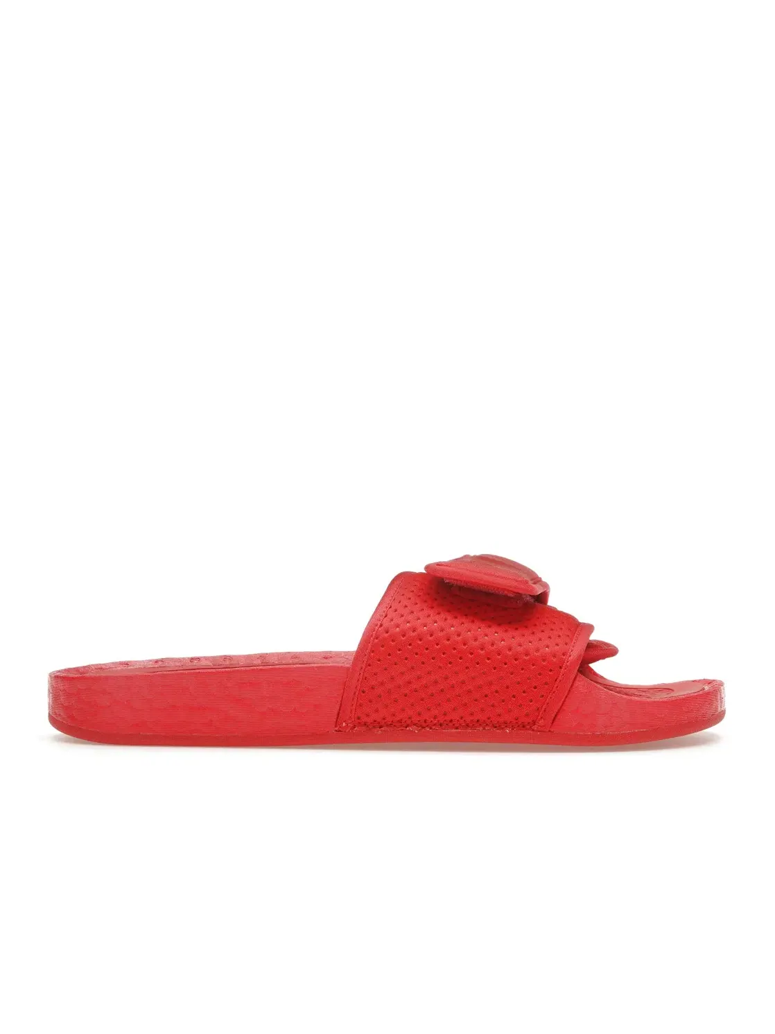 Мужские шлепанцы с ремешком Boost Slide Adidas — изображение 1 из 4, красный