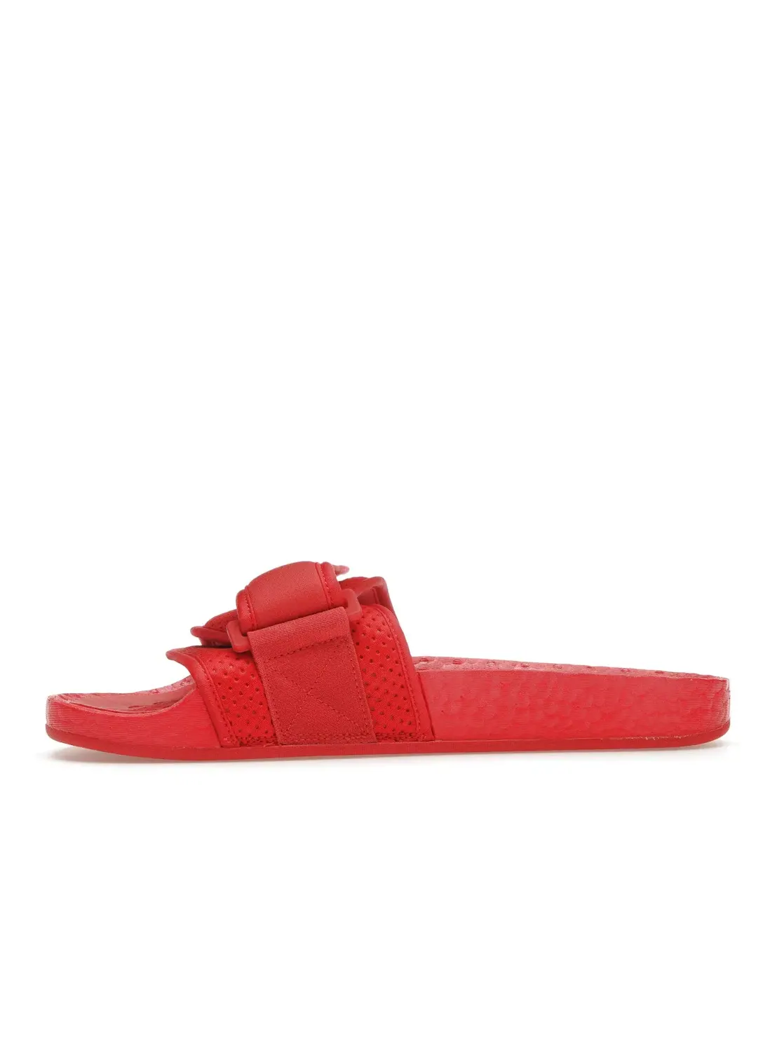 Мужские шлепанцы с ремешком Boost Slide Adidas — изображение 3 из 4, красный