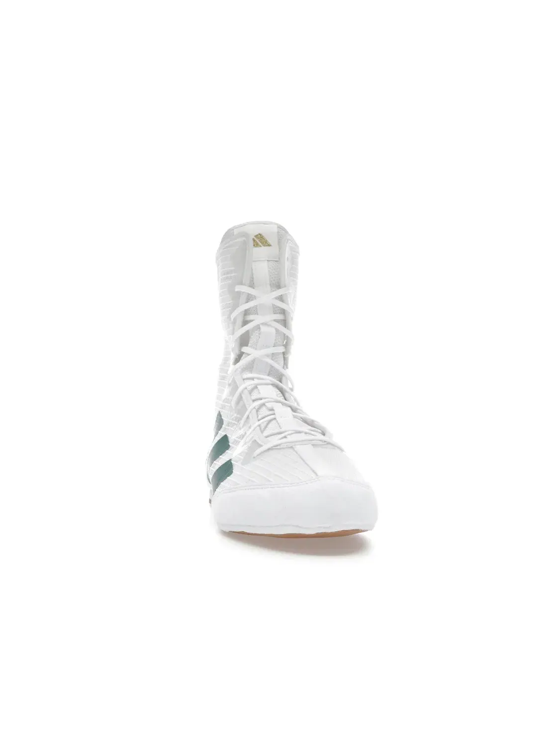 Мужские кроссовки для бокса Box Hog 4 Adidas — изображение 2 из 4, белый/зеленый/черный