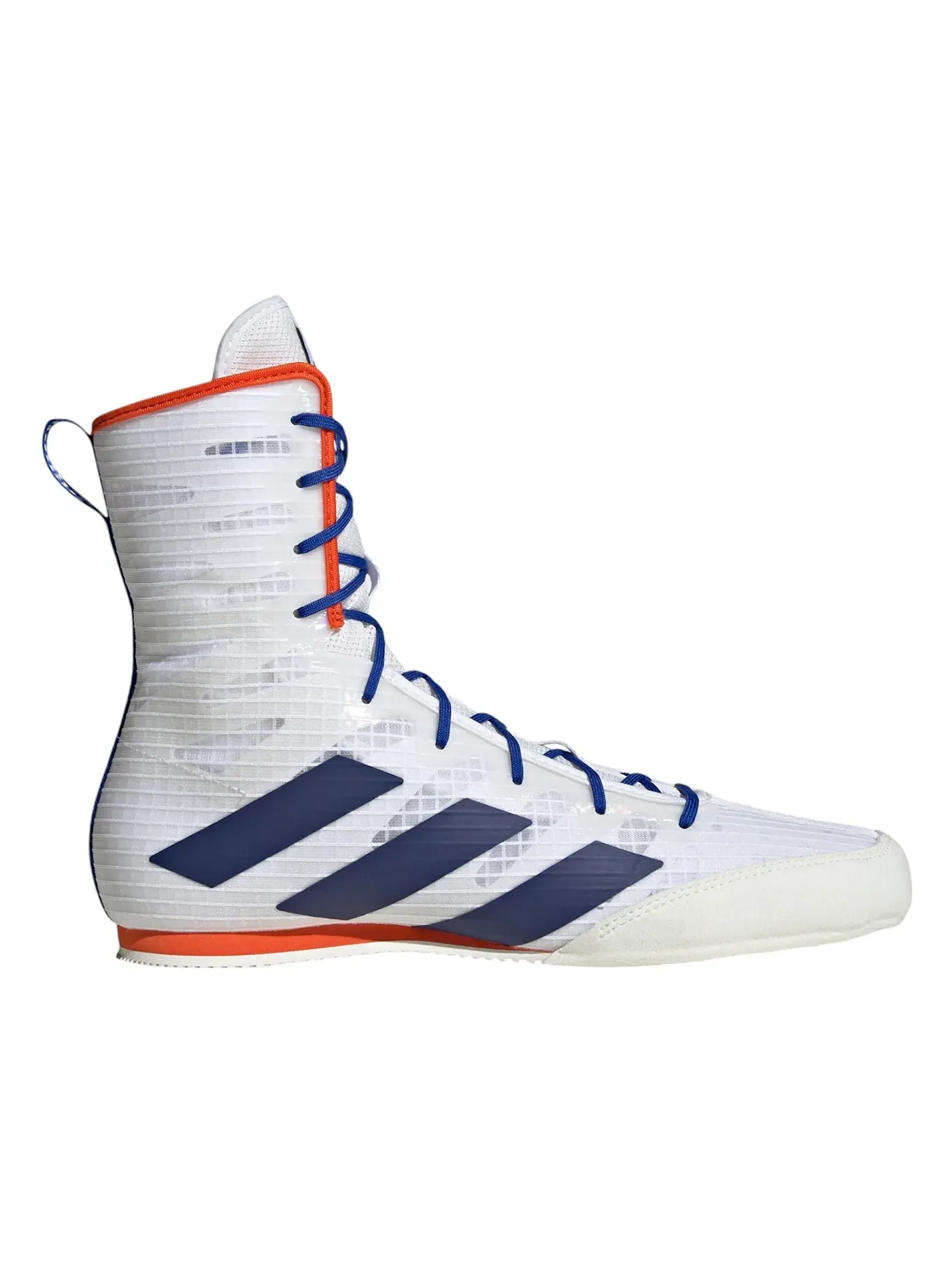 Мужские кроссовки для бокса Adidas Box Hog 4 — изображение 1 из 1, белый/темный синий/синий