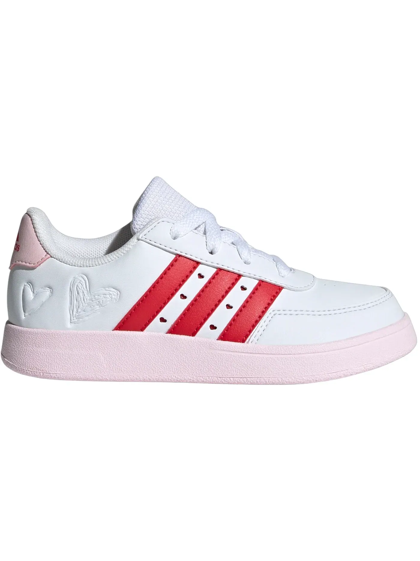 Детские кроссовки Lifestyle Adidas Breaknet 2.0 — изображение 1 из 1, белый прозрачный розовый