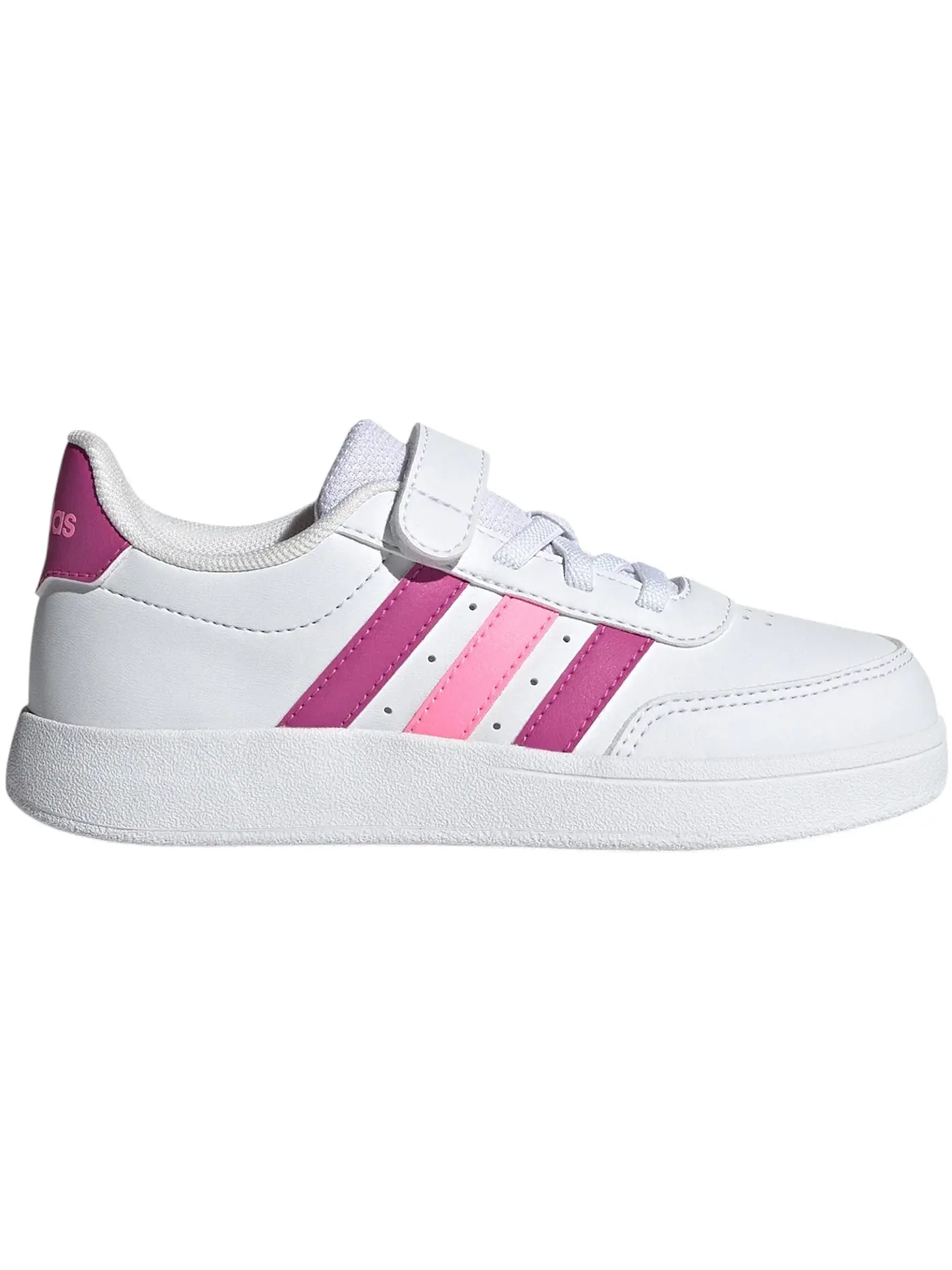 Детские кроссовки с закрытой пяткой Adidas Breaknet 2.0 — изображение 1 из 1, белый розовый