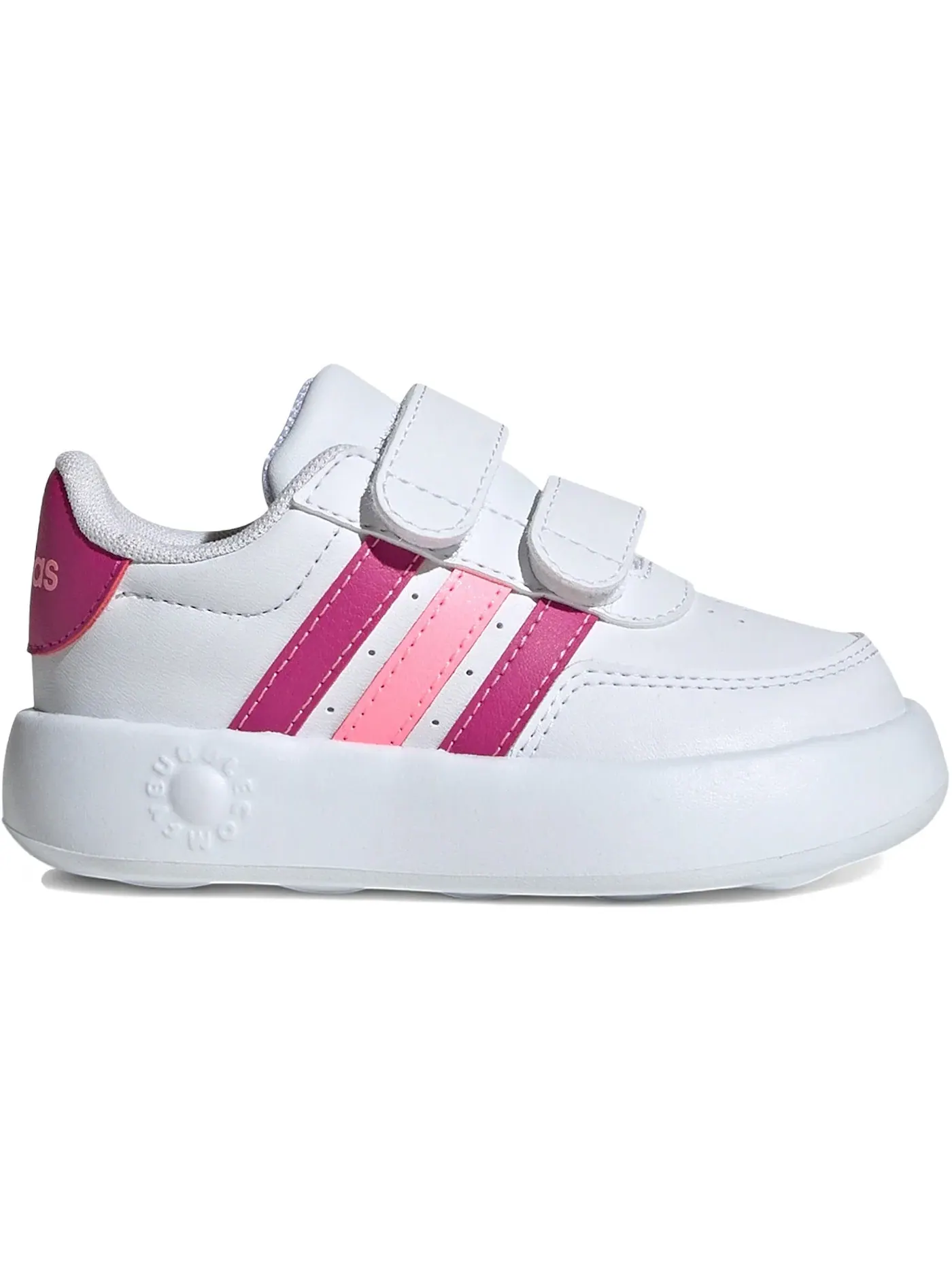 Детские кроссовки Lifestyle Adidas Breaknet 2.0 — изображение 1 из 1, белый//розовый