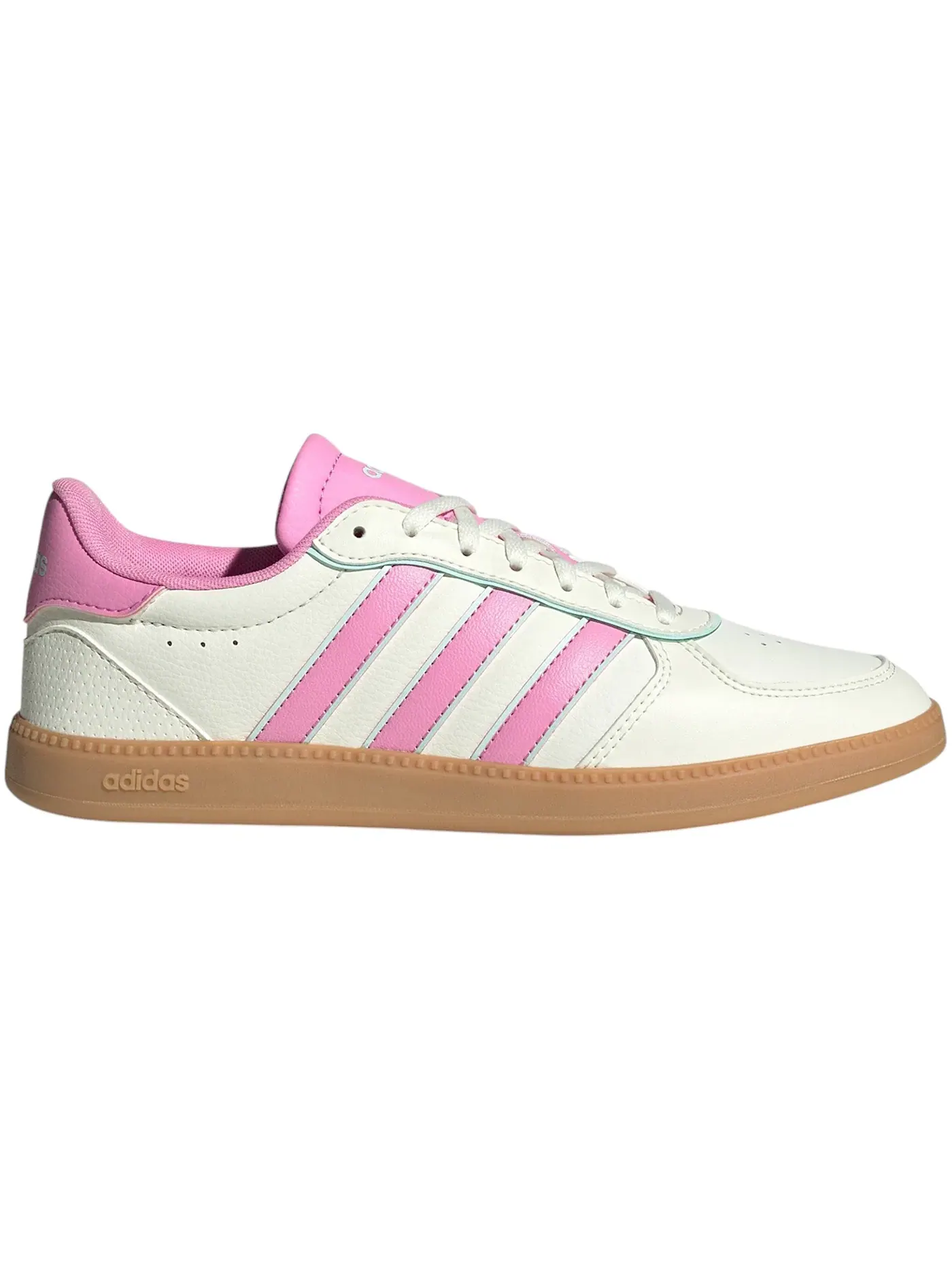 Женские кроссовки Lifestyle Adidas Breaknet Sleek — изображение 1 из 1, белый/розовый