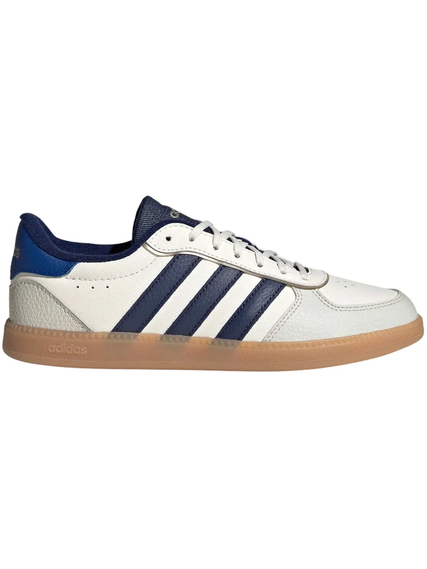 Женские кроссовки повседневные Adidas Breaknet Sleek — изображение 1 из 1, белый/темный синий/синий