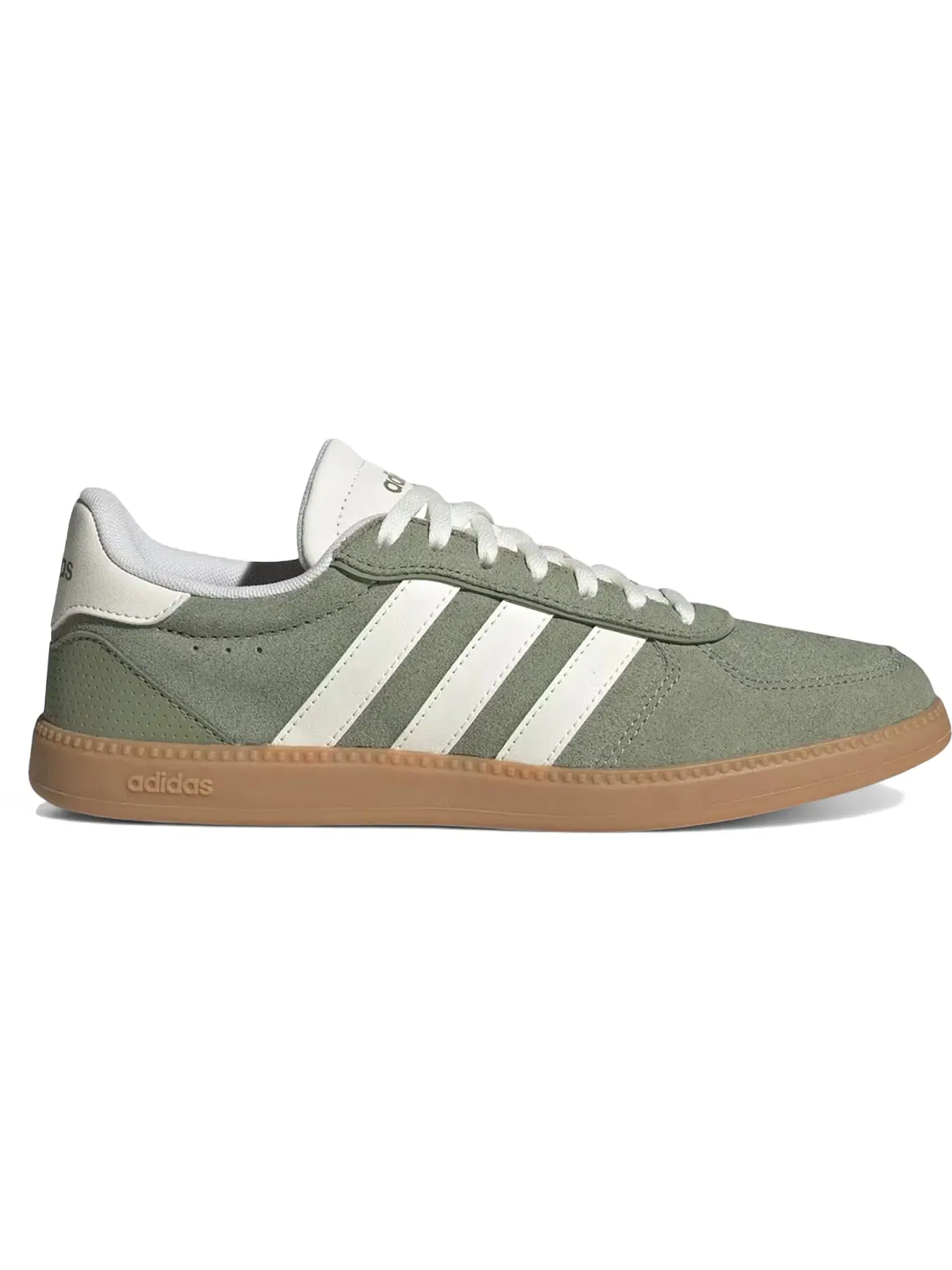 Женские кроссовки Lifestyle Adidas Breaknet Sleek — изображение 1 из 1, зеленый/белый