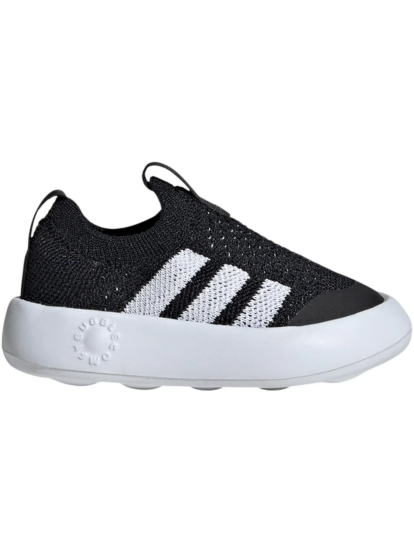 Детские кроссовки Lifestyle с амортизацией Bubblecomfy Adidas — изображение 1 из 1, черный/белый/черный