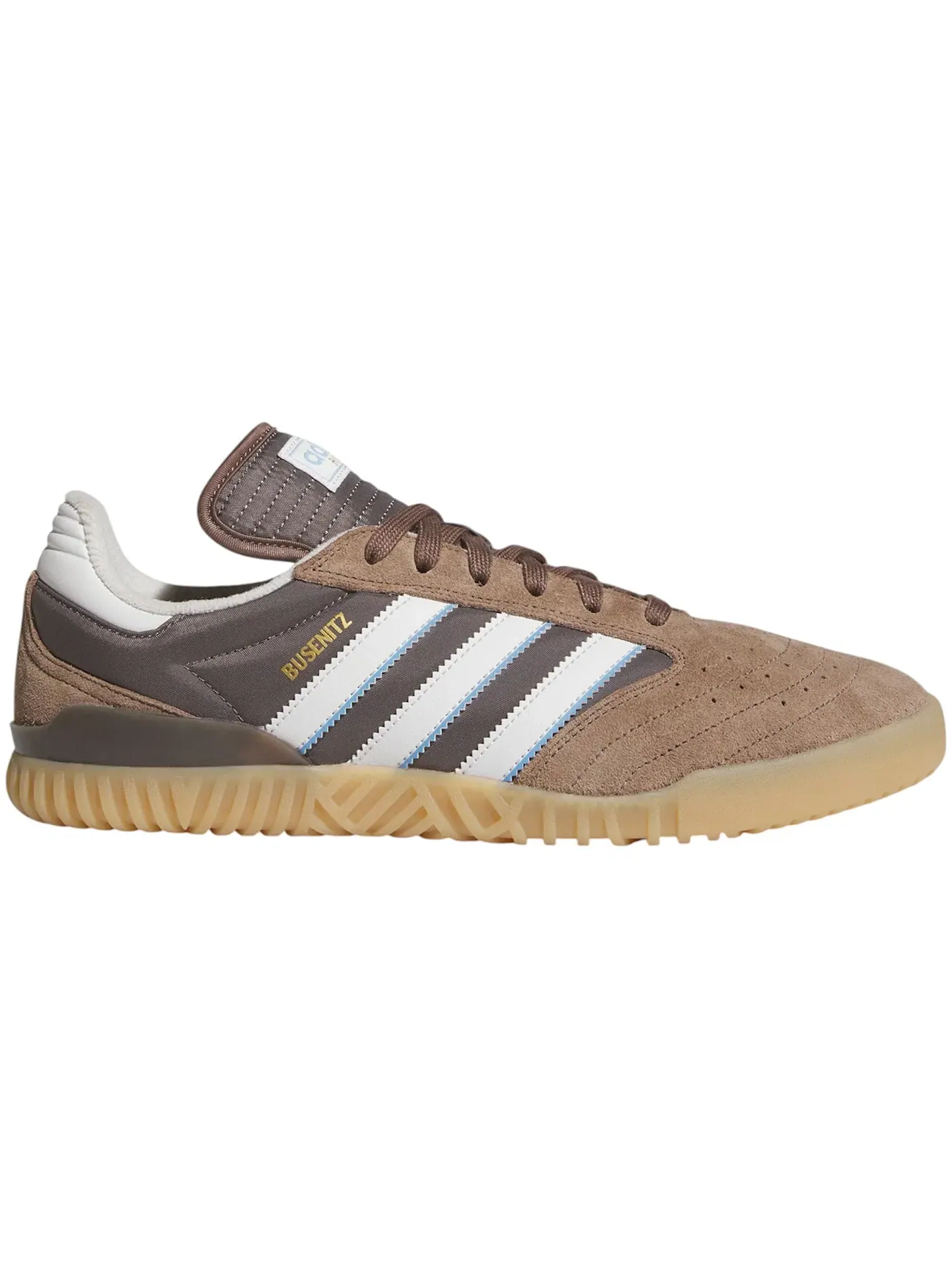 Мужские кроссовки с замшевым верхом Adidas Busenitz Indoor Super — изображение 1 из 1, белый/темно-серый