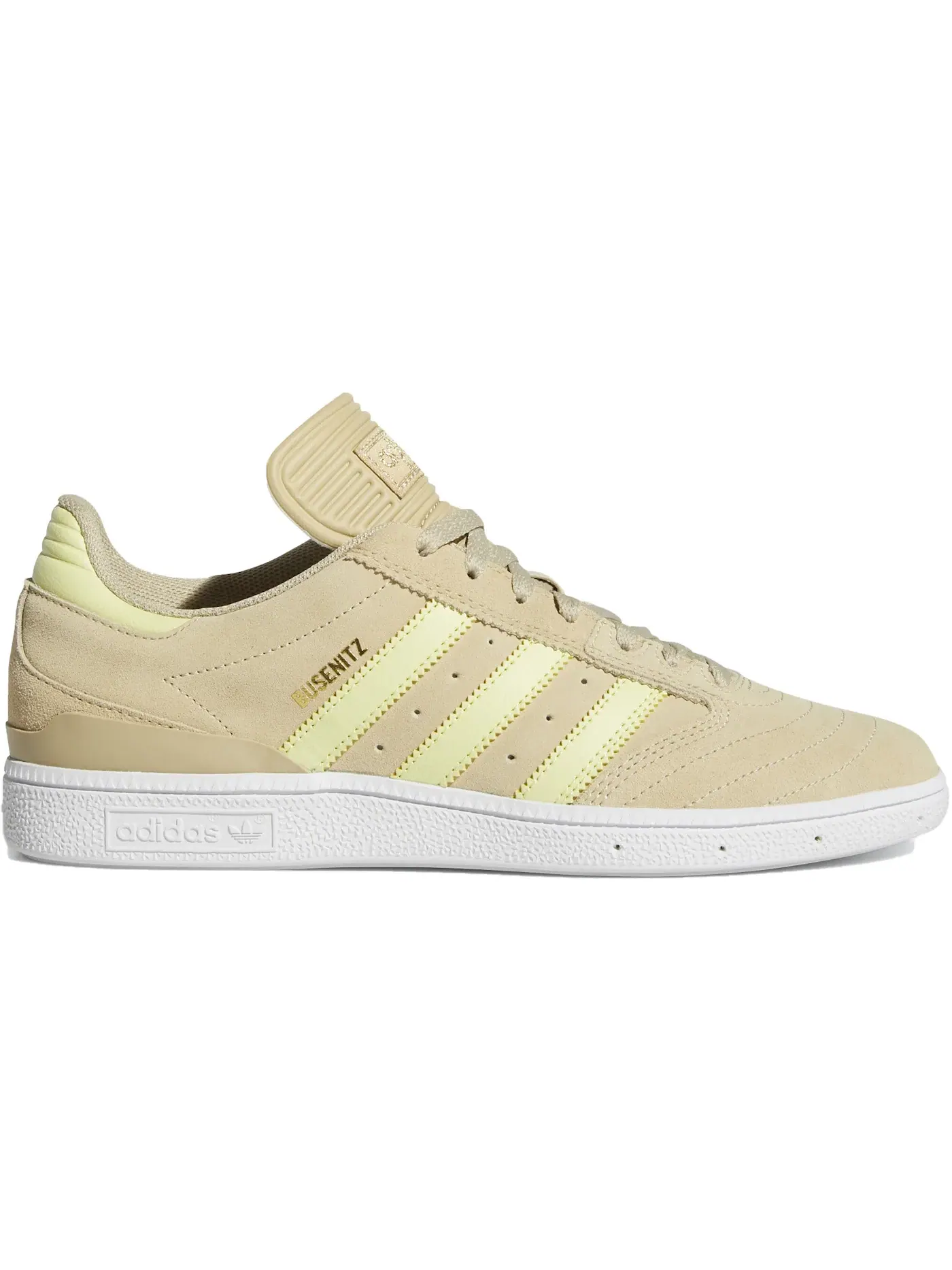 Мужские кроссовки с замшевым верхом Adidas Busenitz — изображение 1 из 1, желтый/белый