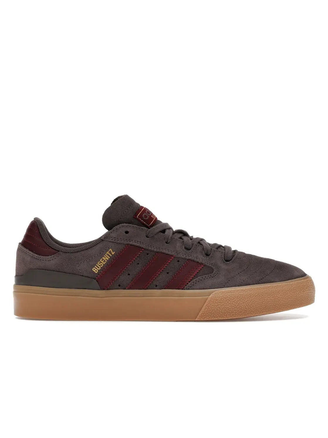 Мужские кроссовки с замшевым верхом Adidas Busenitz Vulc II — изображение 1 из 4, темно-серый красный