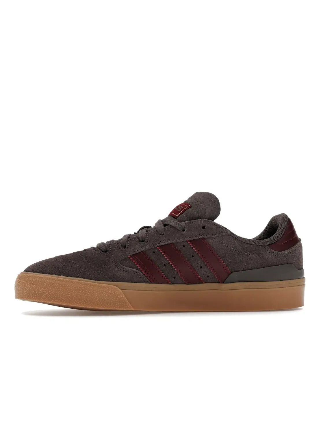 Мужские кроссовки с замшевым верхом Adidas Busenitz Vulc II — изображение 3 из 4, темно-серый красный
