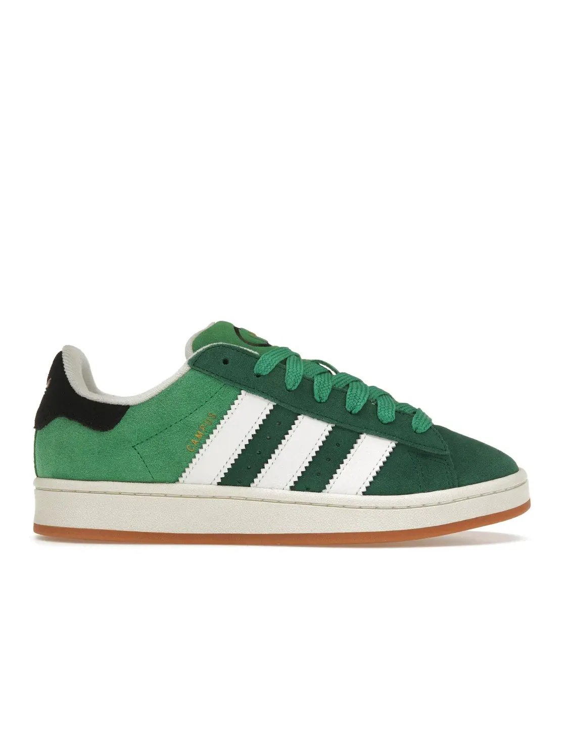 Мужские кроссовки с замшевым верхом Adidas Campus 00s — изображение 1 из 4, зеленый/белый/зеленый