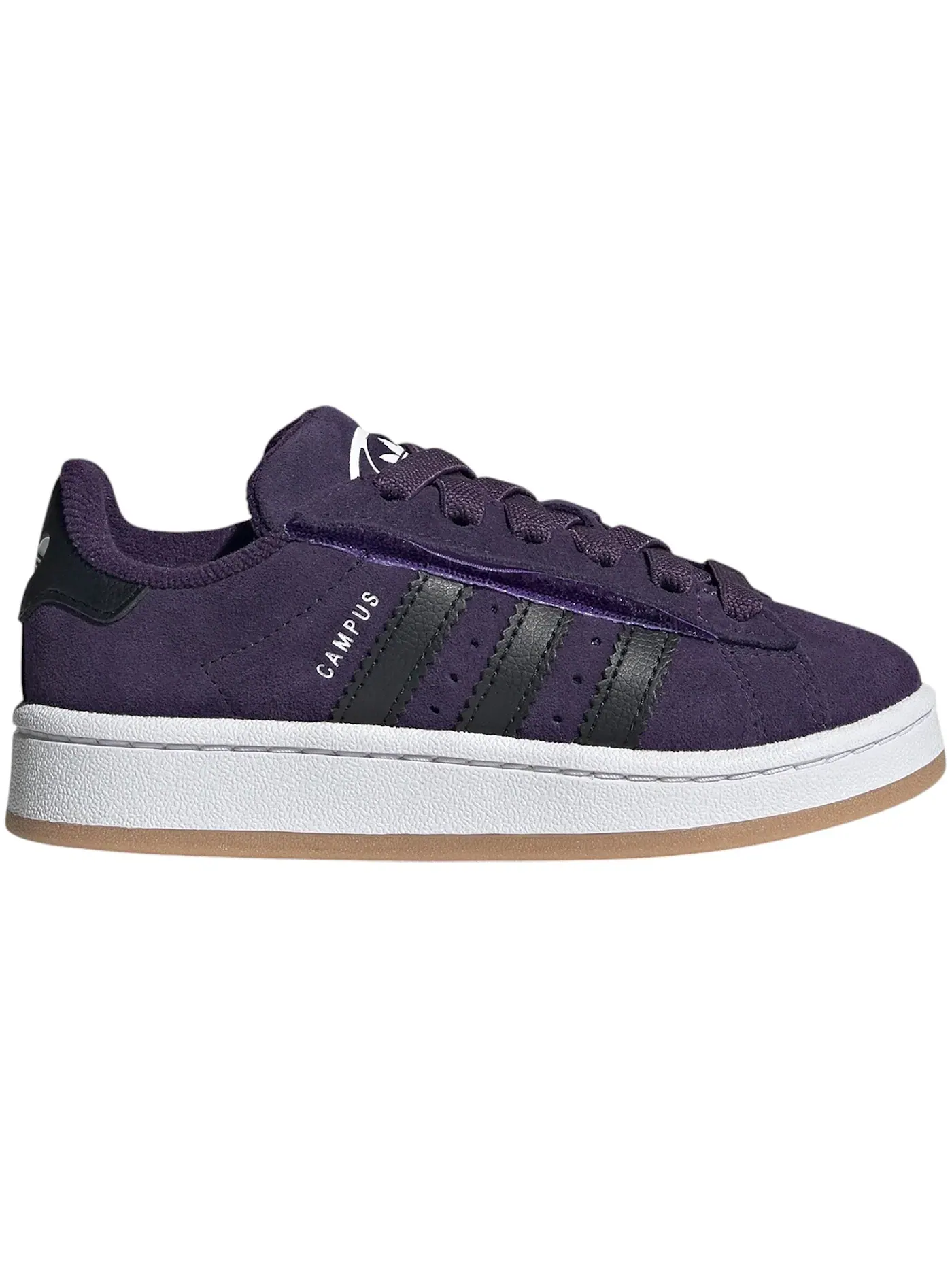 Детские кроссовки Lifestyle с закрытием на липучке Adidas Campus 00s Comfort Closure — изображение 1 из 1, черный белый