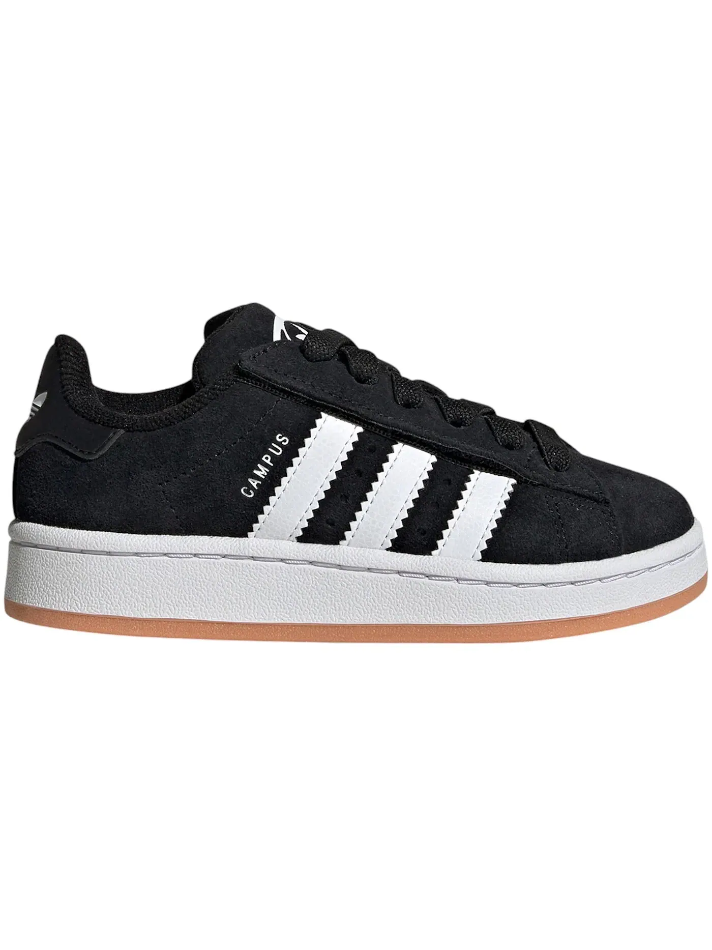 Детские кроссовки Lifestyle с закрытием на липучке Adidas Campus 00s Comfort Closure — изображение 1 из 1, черный/белый/белый
