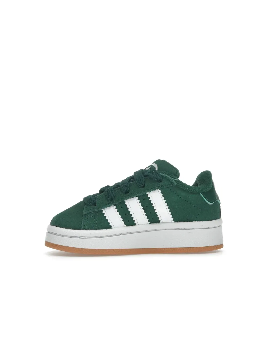 Детские кроссовки Lifestyle с закрытой шнуровкой Adidas Campus 00s Comfort Closure — изображение 3 из 4, темный зеленый белый