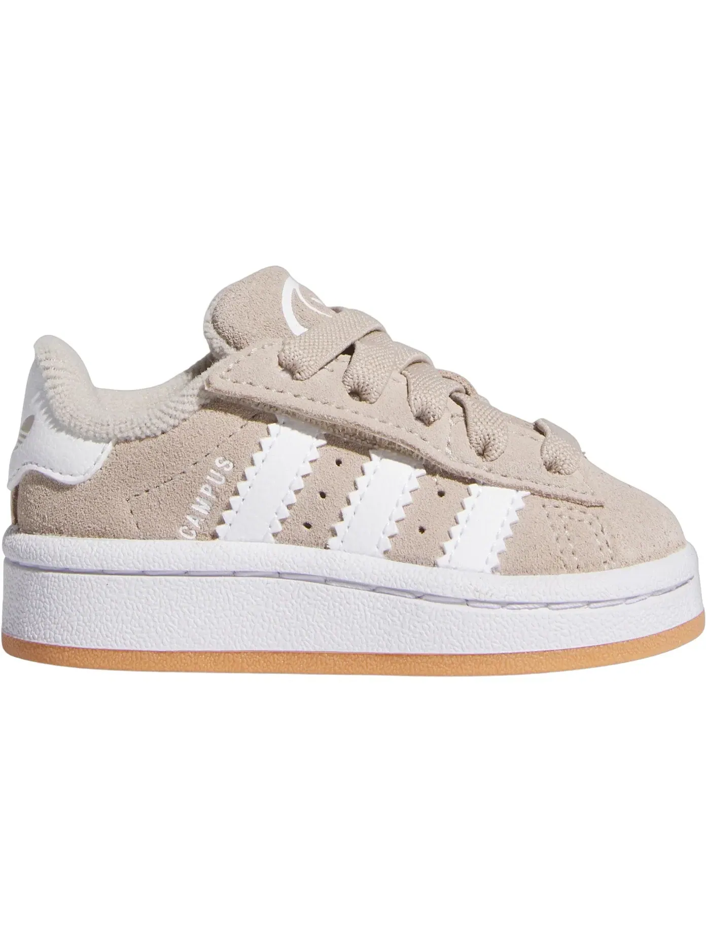 Детские кроссовки с удобной застежкой Adidas Campus 00s Comfort Closure — изображение 1 из 1, бежевый белый