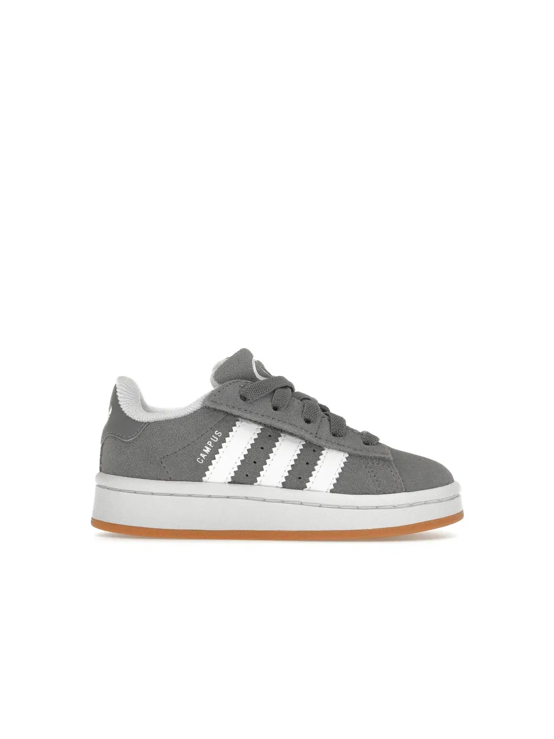 Детские кроссовки Lifestyle с удобной застежкой Adidas Campus 00s Comfort Closure — изображение 1 из 4, серый белый