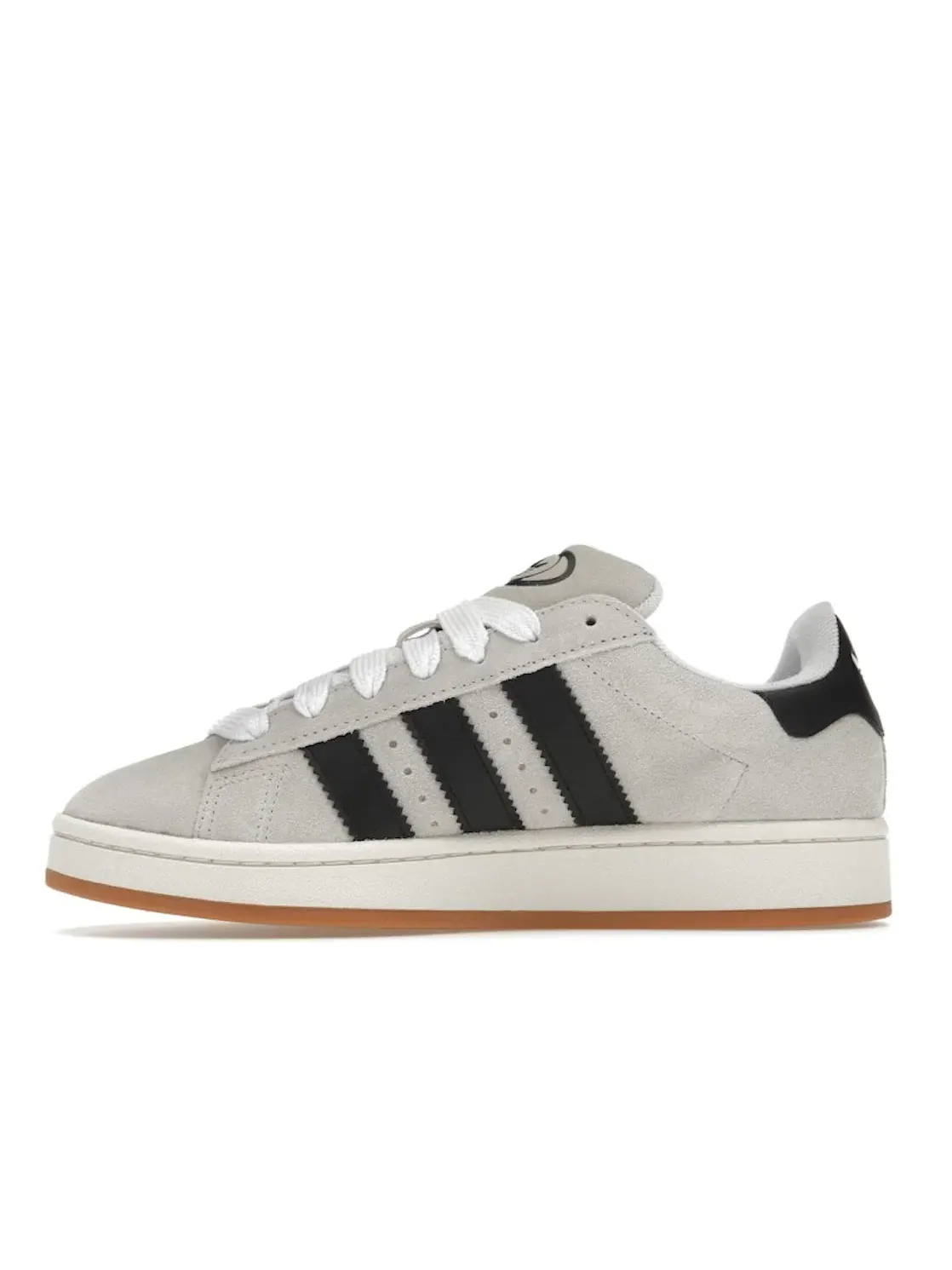 Женские кроссовки с замшевым верхом Adidas Campus 00s — изображение 3 из 4, белый черный белый