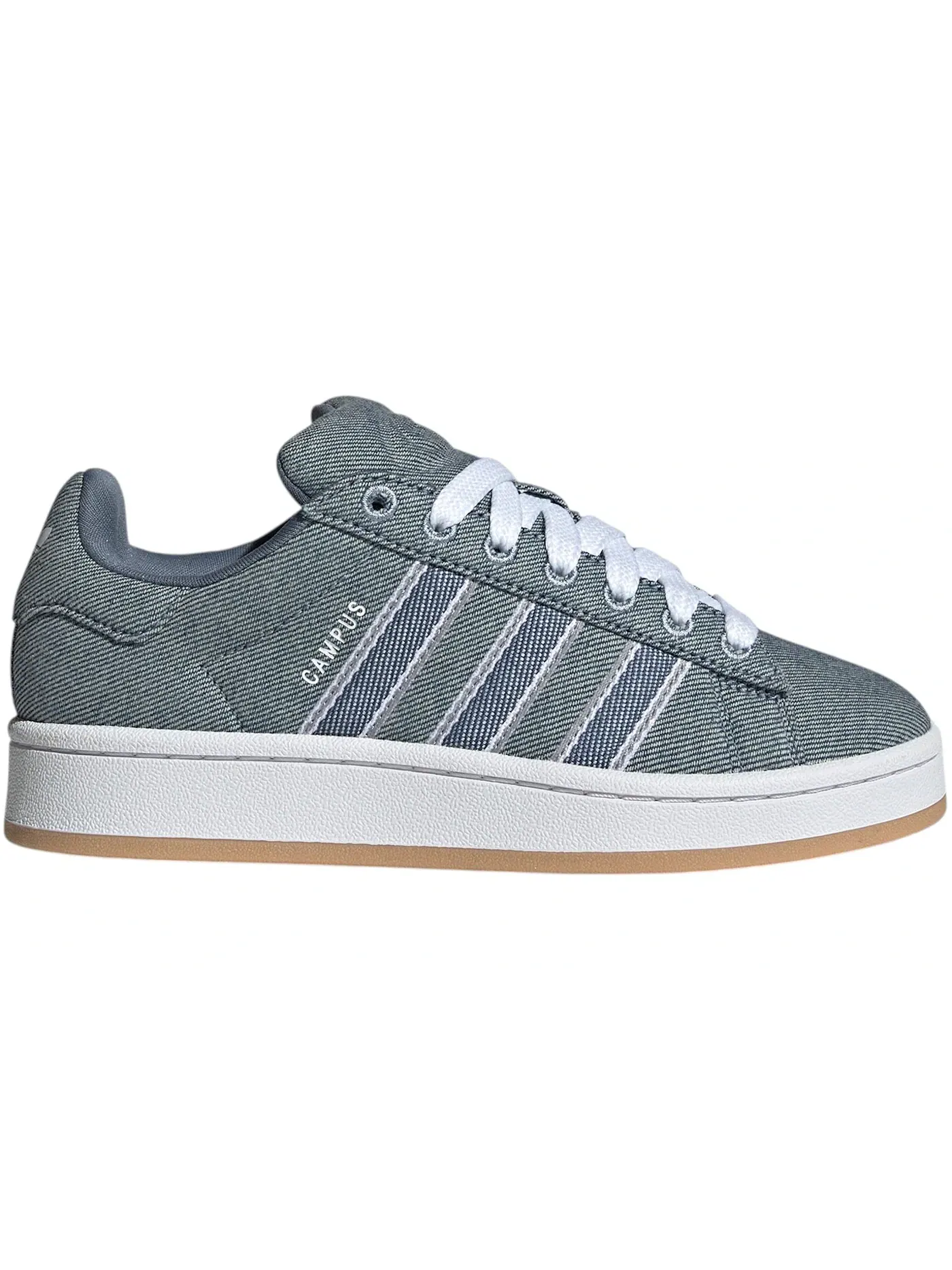 Детские кроссовки Lifestyle с денимовым принтом Adidas Campus 00s — изображение 1 из 1, белый