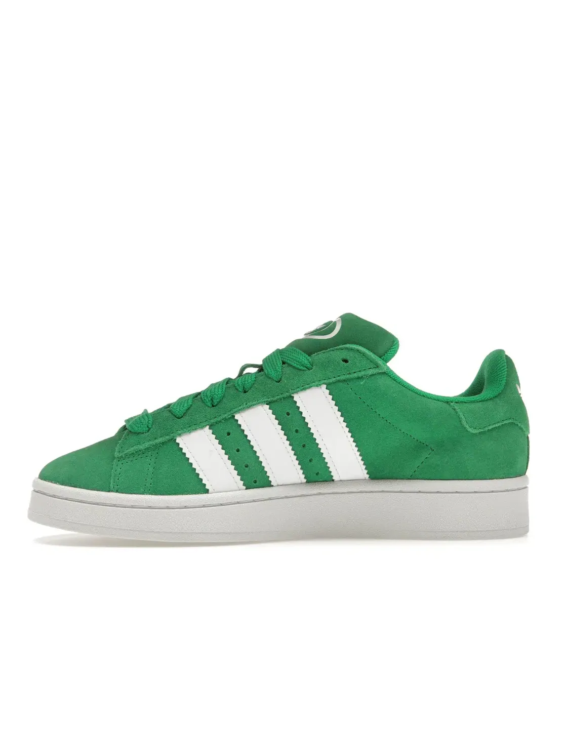 Женские кроссовки с ярким цветом Campus 00s Adidas — изображение 3 из 4, зеленый белый зеленый