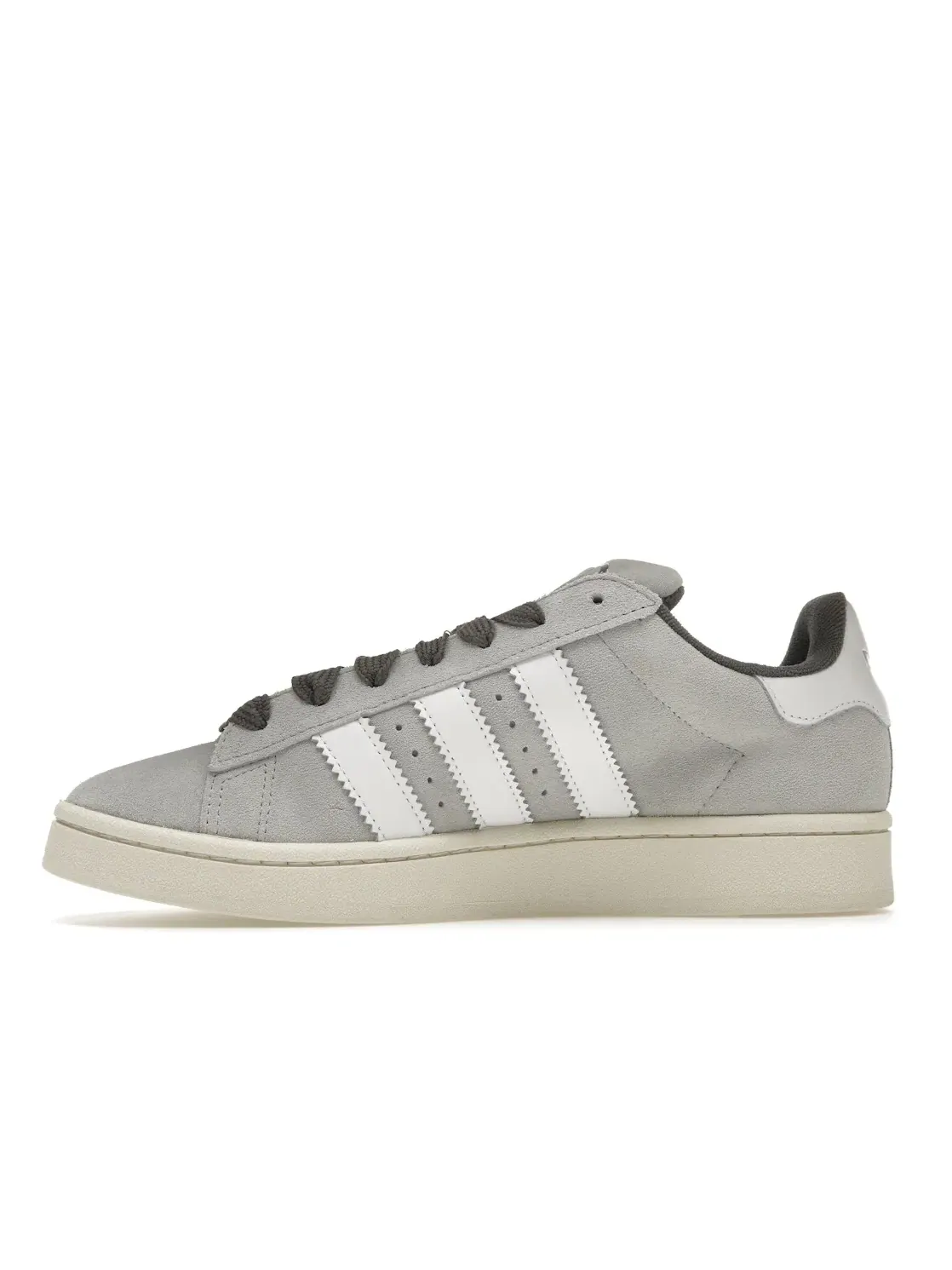 Мужские кроссовки из замши Campus 00s Adidas — изображение 3 из 4, серый белый серый