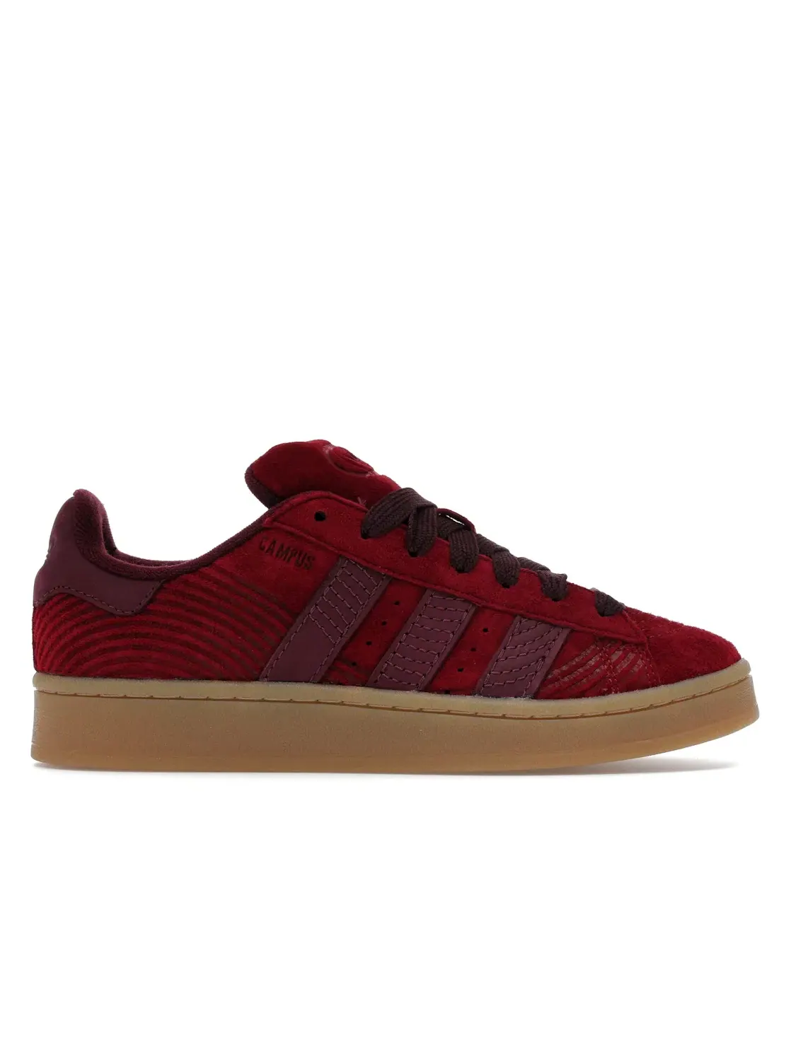 Мужские кроссовки Lifestyle Adidas Campus 00s — изображение 1 из 4, бордовый//белый