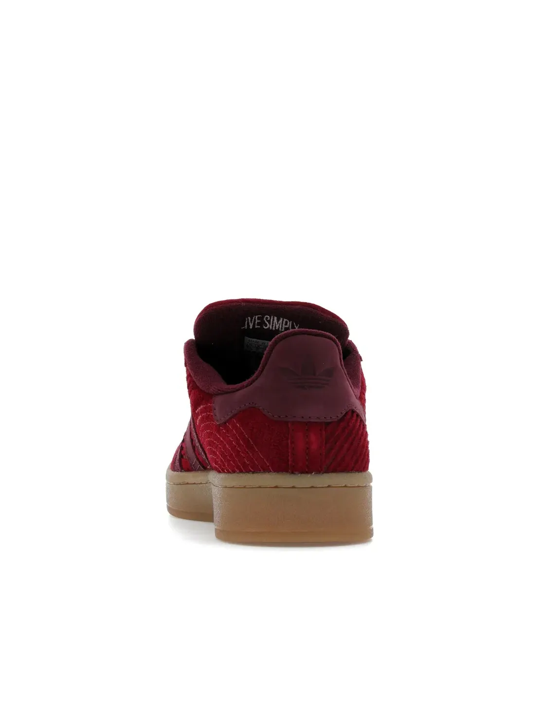 Мужские кроссовки Lifestyle Adidas Campus 00s — изображение 4 из 4, бордовый//белый