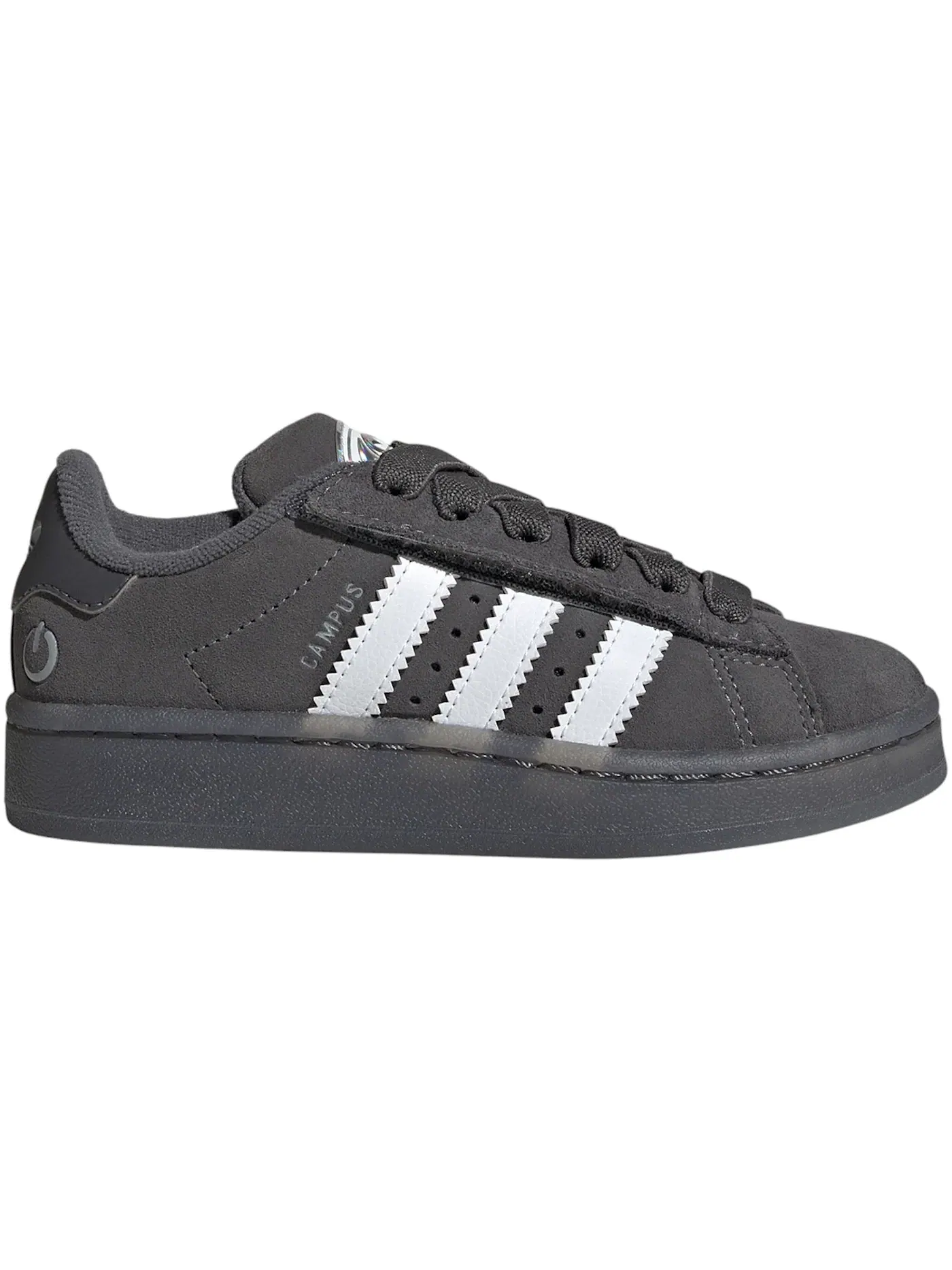 Детские кроссовки lifestyle с подсветкой Adidas Campus 00s LED Lights Comfort Closure — изображение 1 из 1, серый/белый/серый