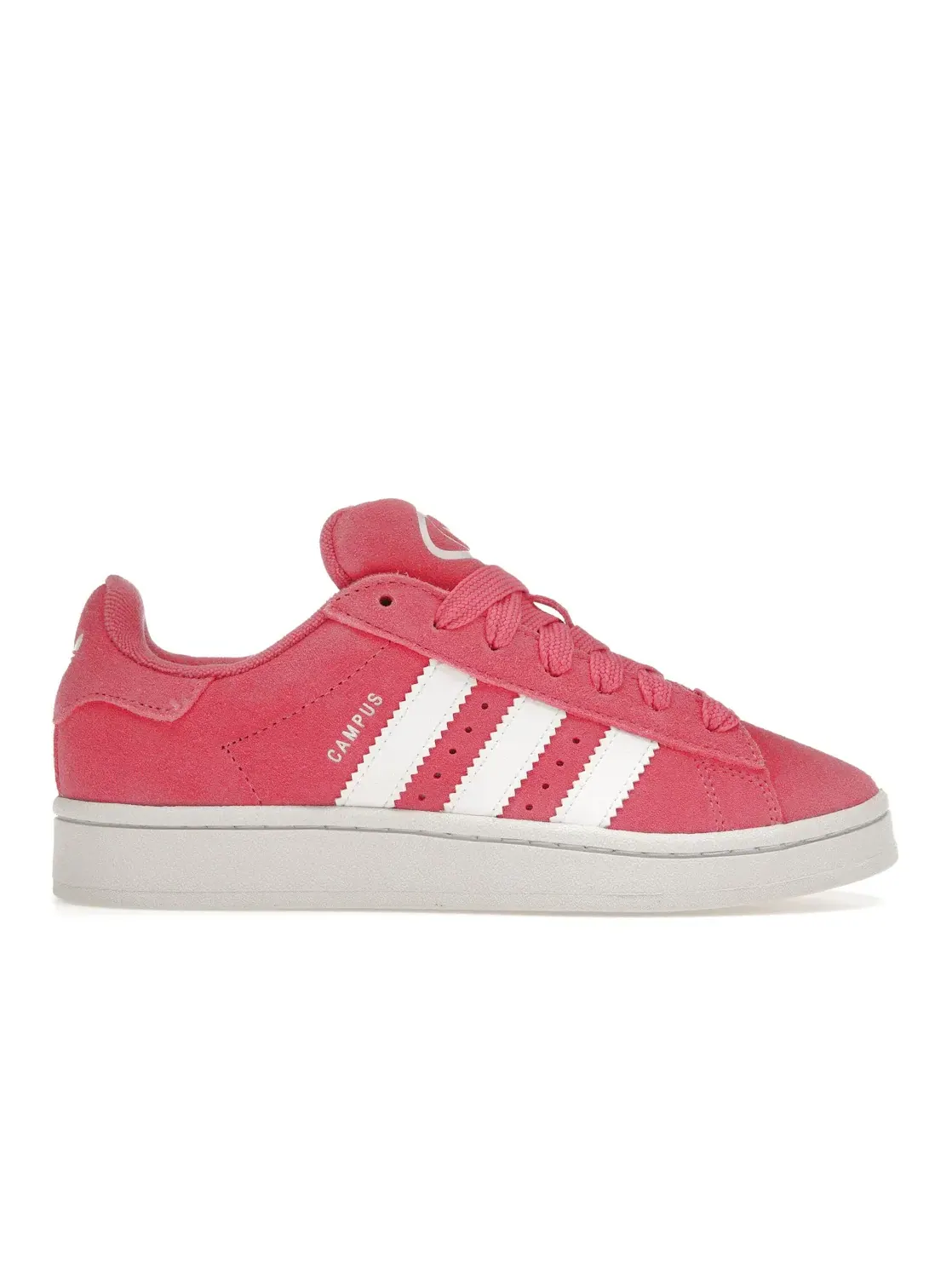 Женские кроссовки с замшевым верхом Adidas Campus 00s — изображение 1 из 4, розовый/белый/белый