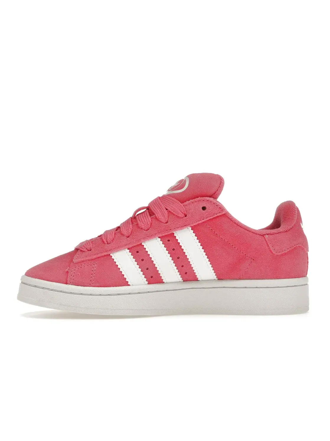 Женские кроссовки с замшевым верхом Adidas Campus 00s — изображение 3 из 4, розовый/белый/белый