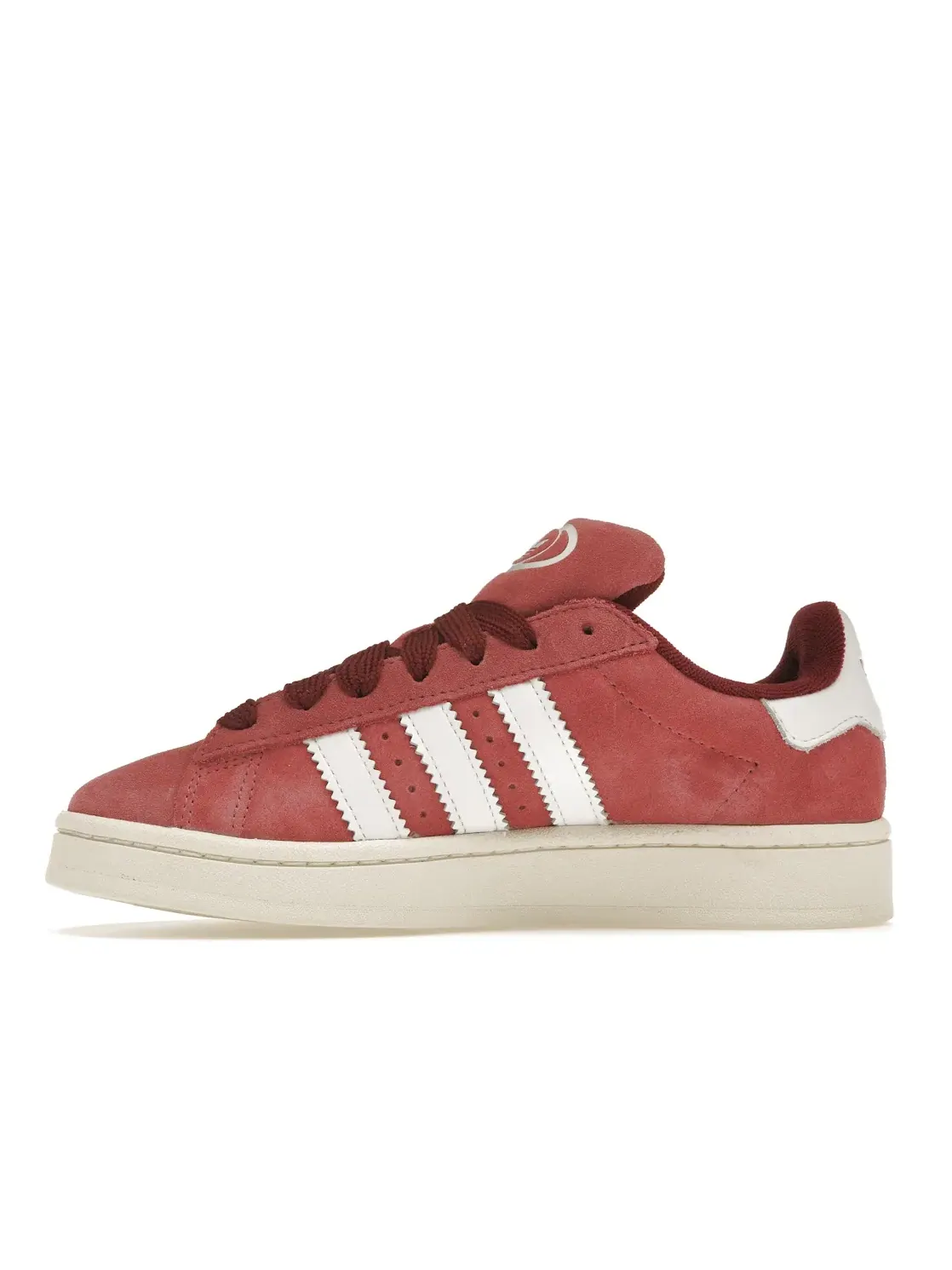 Женские кроссовки замшевые Adidas Campus 00s — изображение 3 из 4, розовый/белый/белый